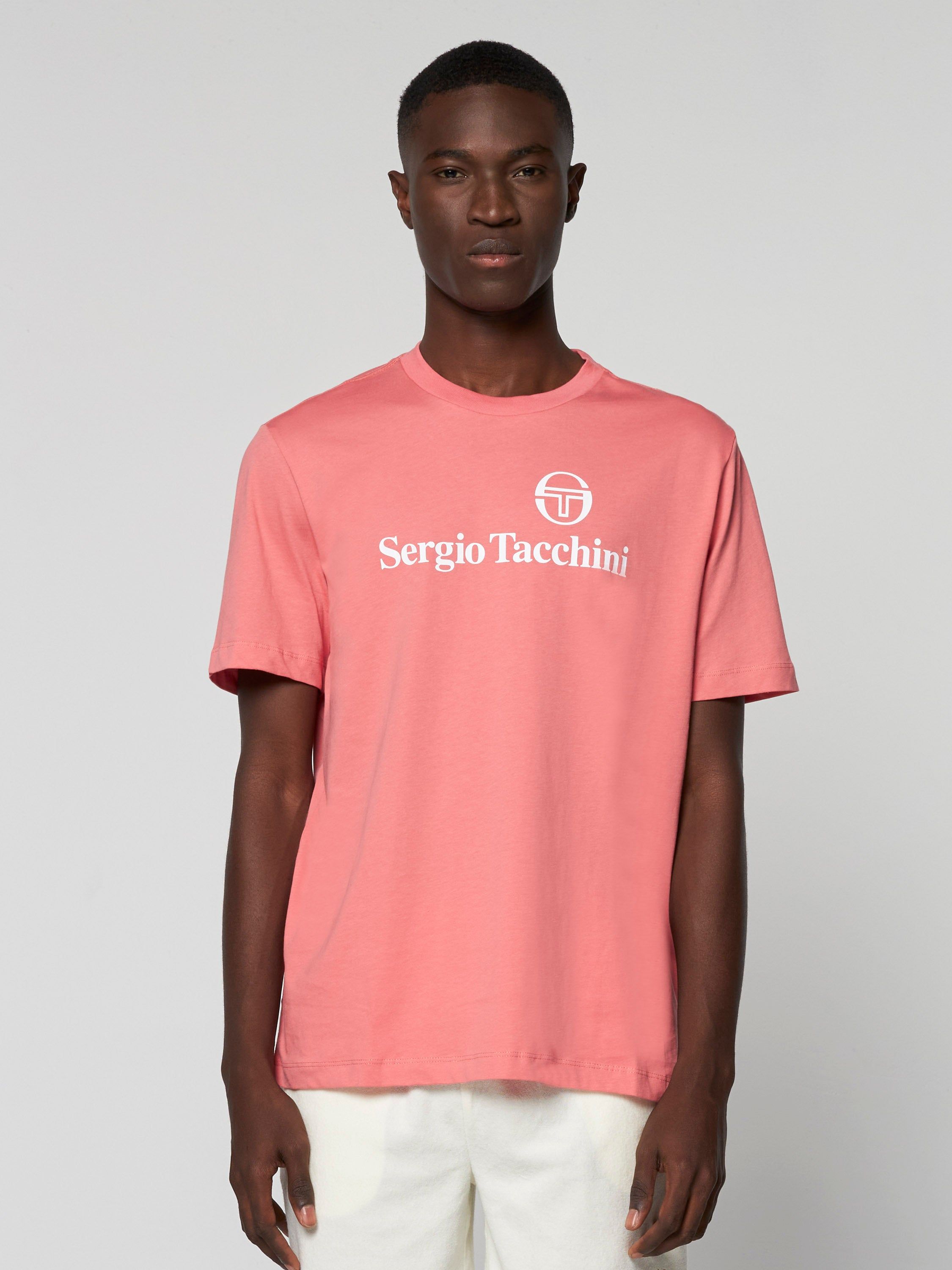 Heritage Logo T-Shirt- Tea Rose sold by Sergio Tacchini