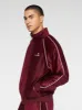 Debossed Velour Track Jacket-Grape Wine sold by Sergio Tacchini