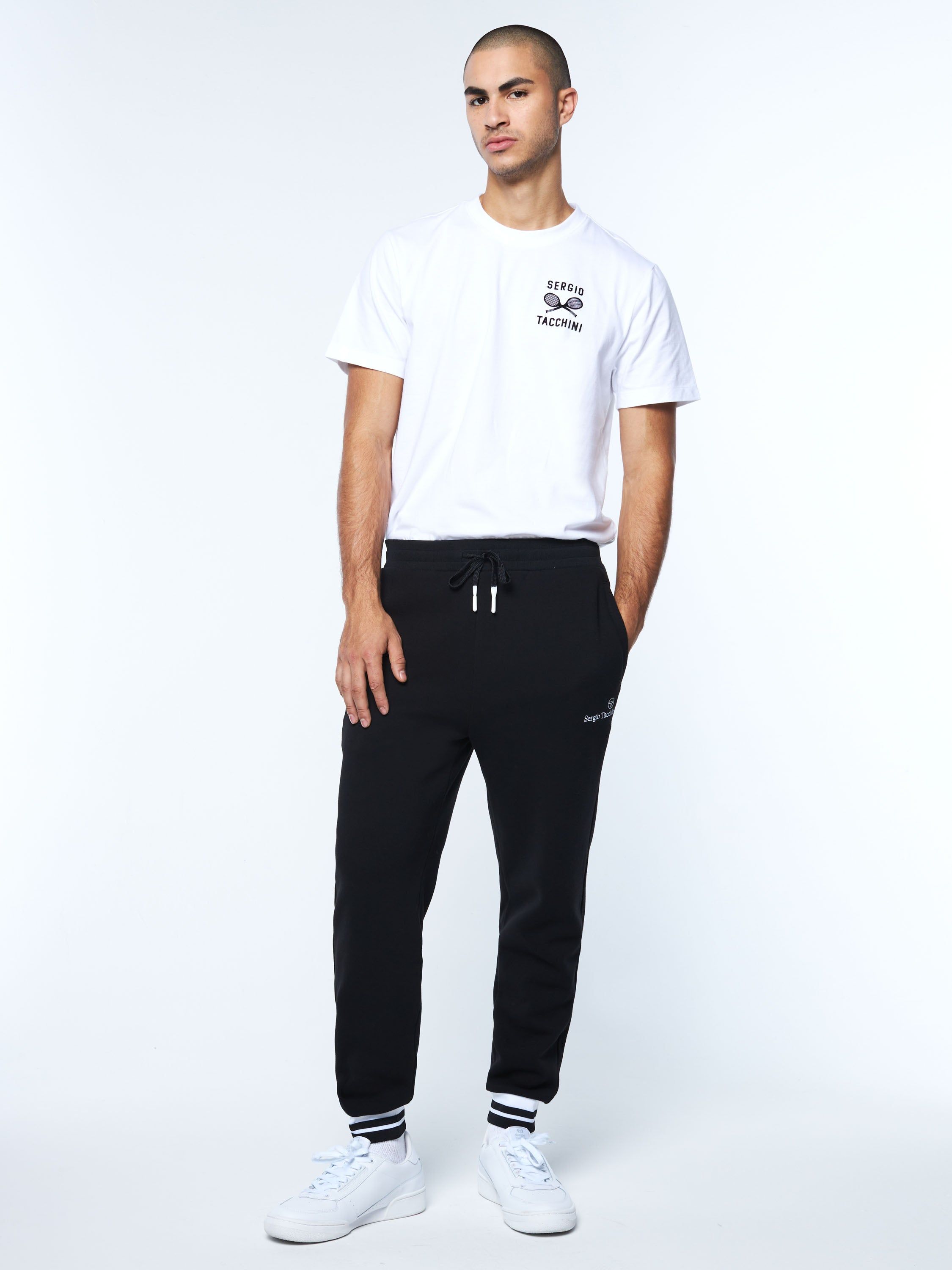 Retro Tennis Warm-Up Pant-Black sold by Sergio Tacchini product image thumbnail 2