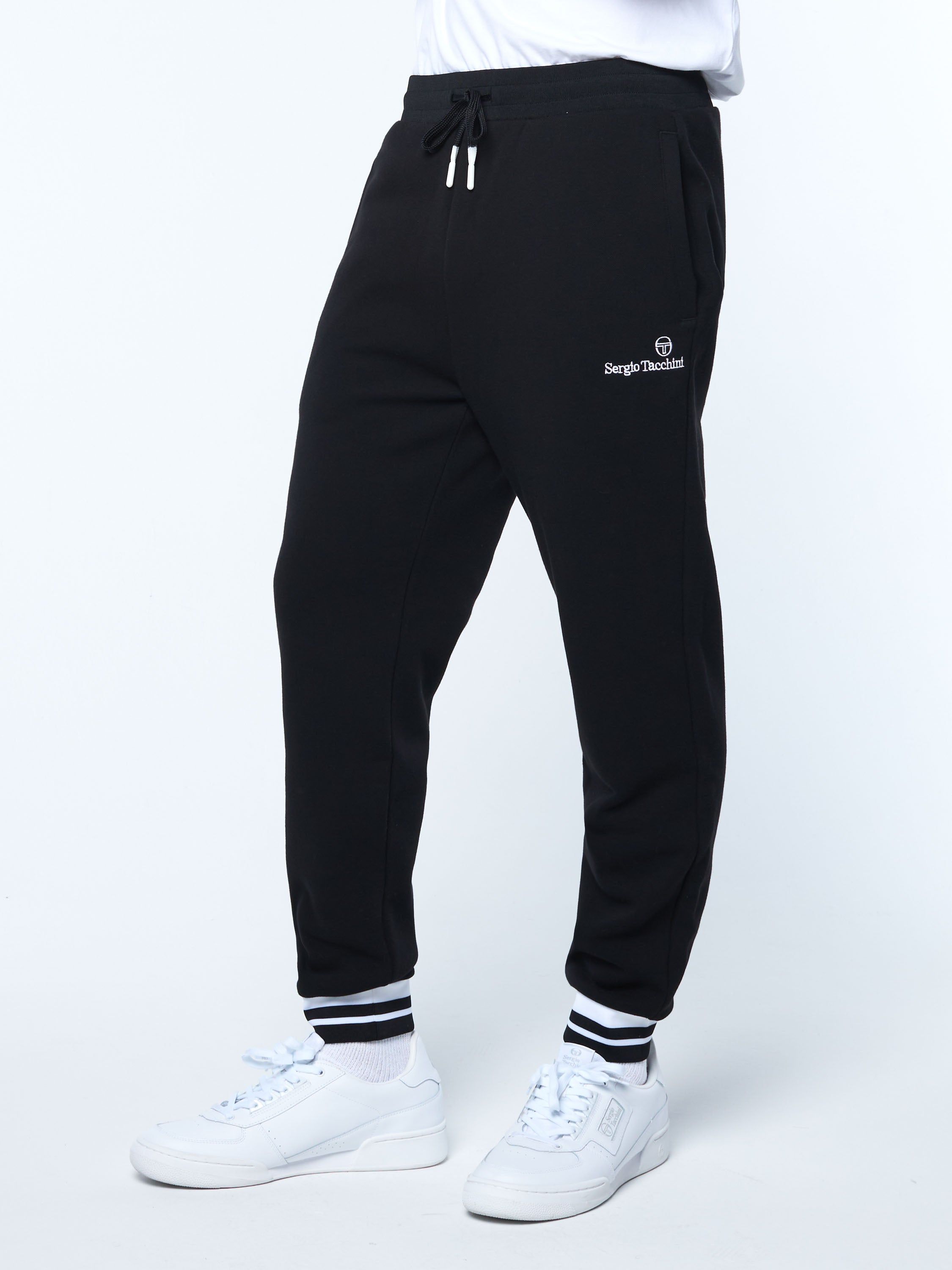 Retro Tennis Warm-Up Pant-Black sold by Sergio Tacchini