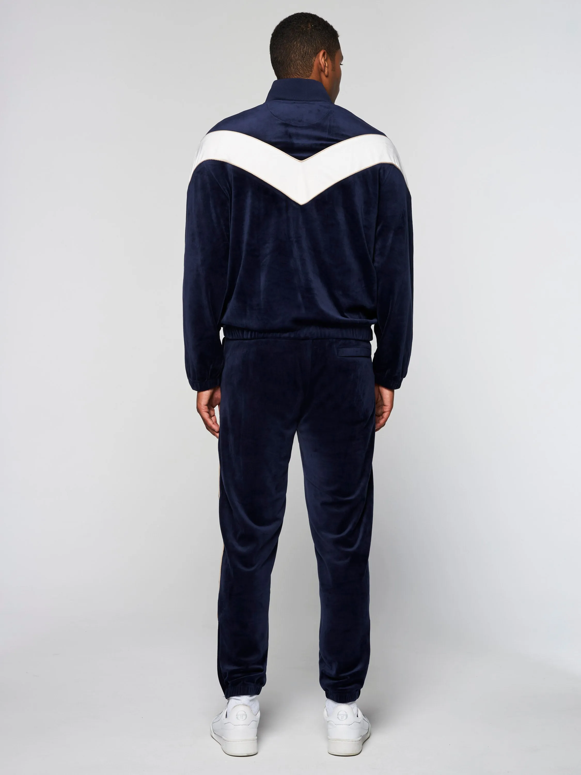 Gallone Velour Track Jacket- Maritime Blue sold by Sergio Tacchini product image thumbnail 4