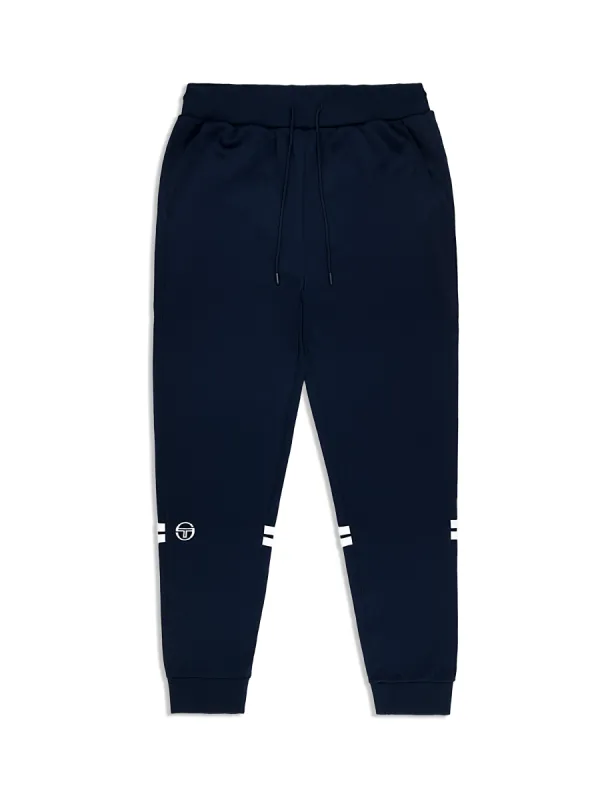 Dallas Track Pant Archivio- Maritime Blue/ White sold by Sergio Tacchini