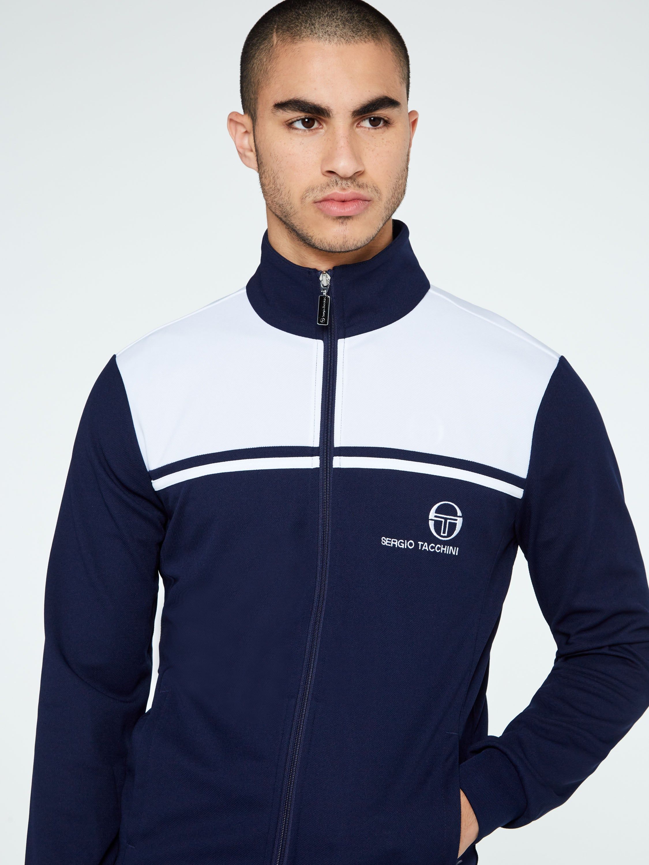 New Young Line Track Jacket Archivio-Maritime Blue/ White sold by Sergio Tacchini product image thumbnail 4