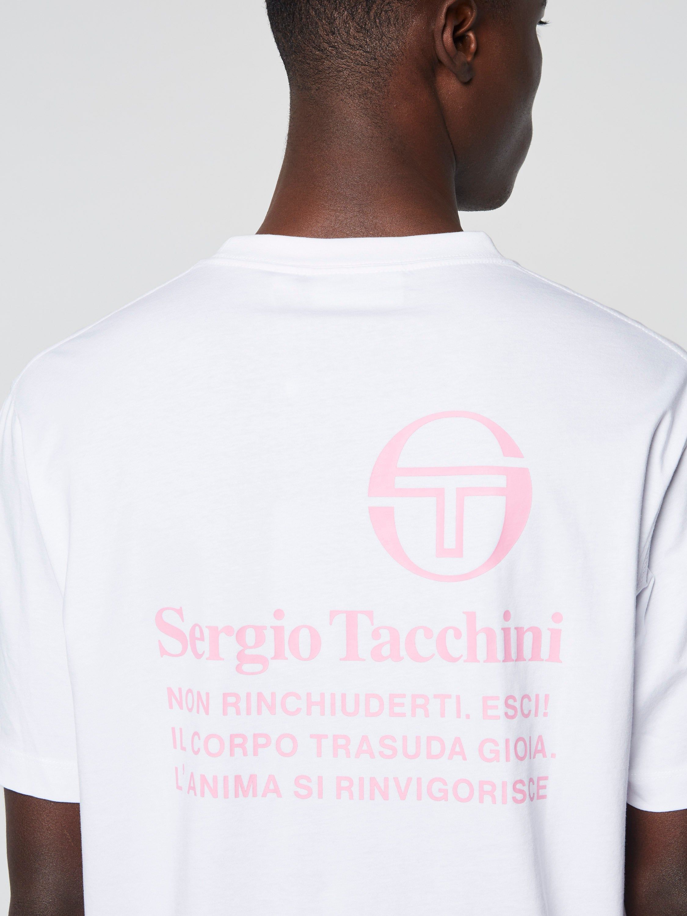 Vernazza T-Shirt- White/ Begonia Pink sold by Sergio Tacchini product image thumbnail 2