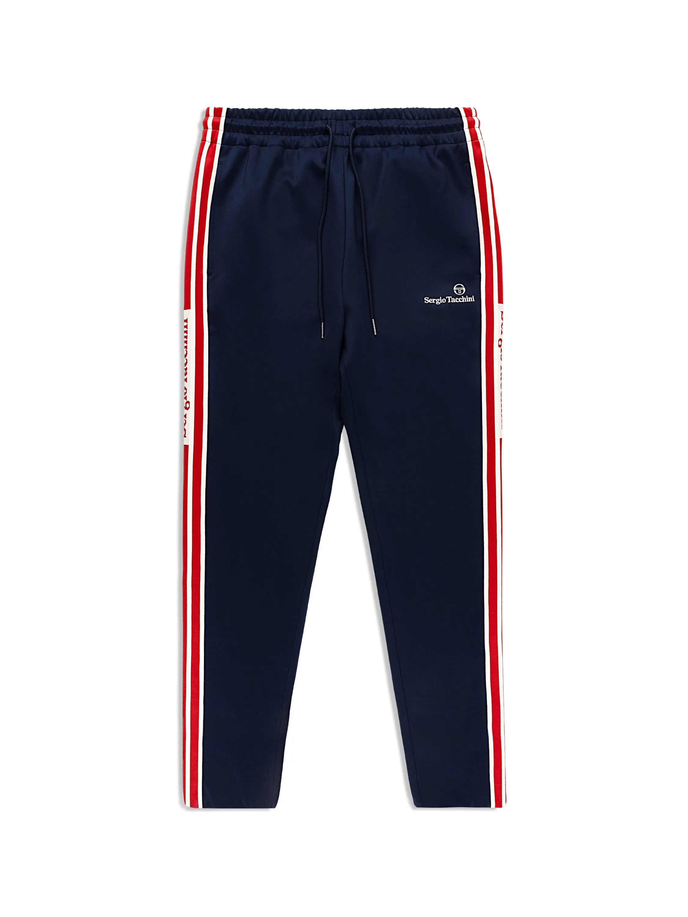 Gromo Tape Track Pant- Maritime Blue sold by Sergio Tacchini