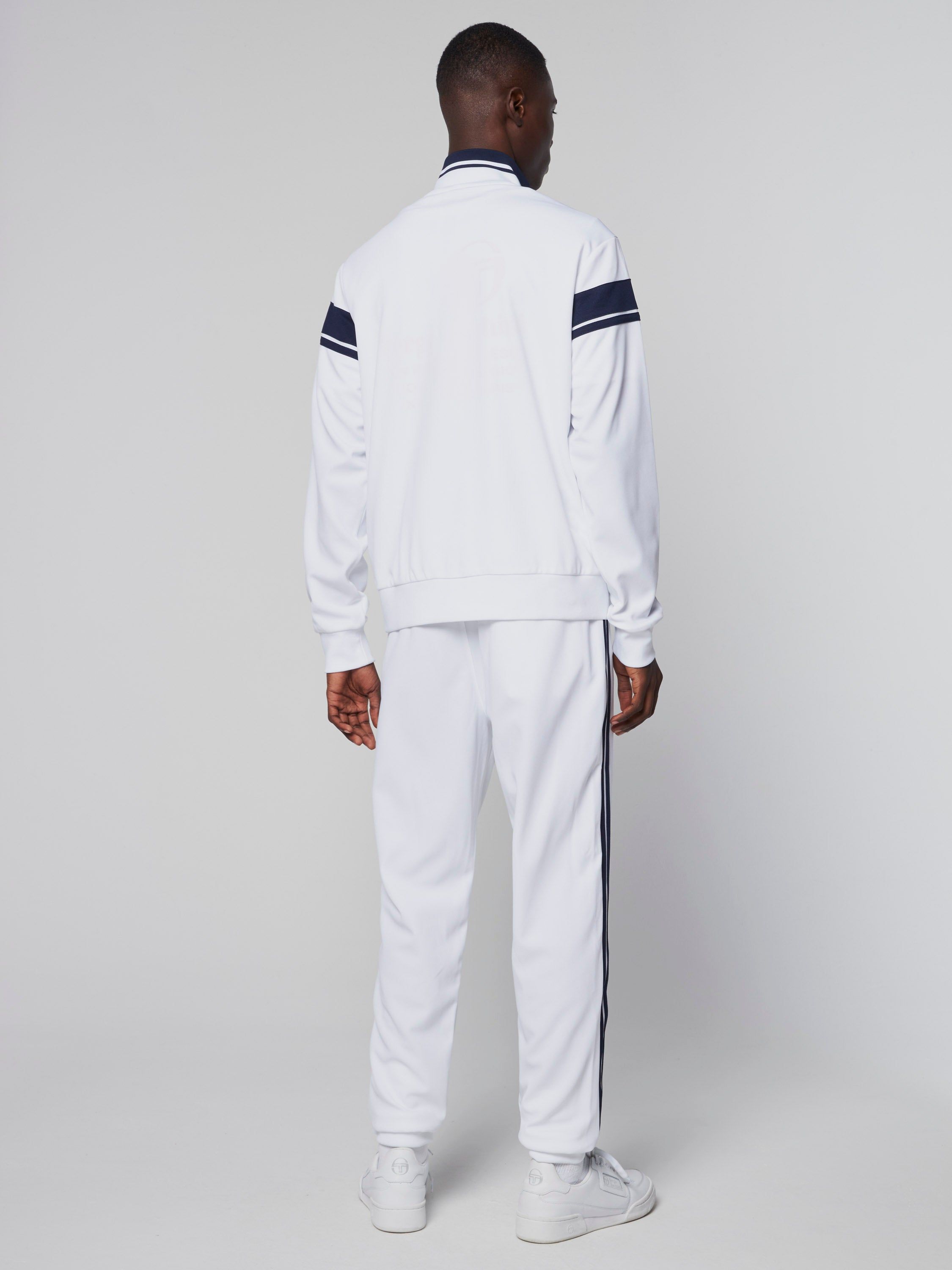 Damarindo Track Jacket- White/ Navy sold by Sergio Tacchini product image thumbnail 3