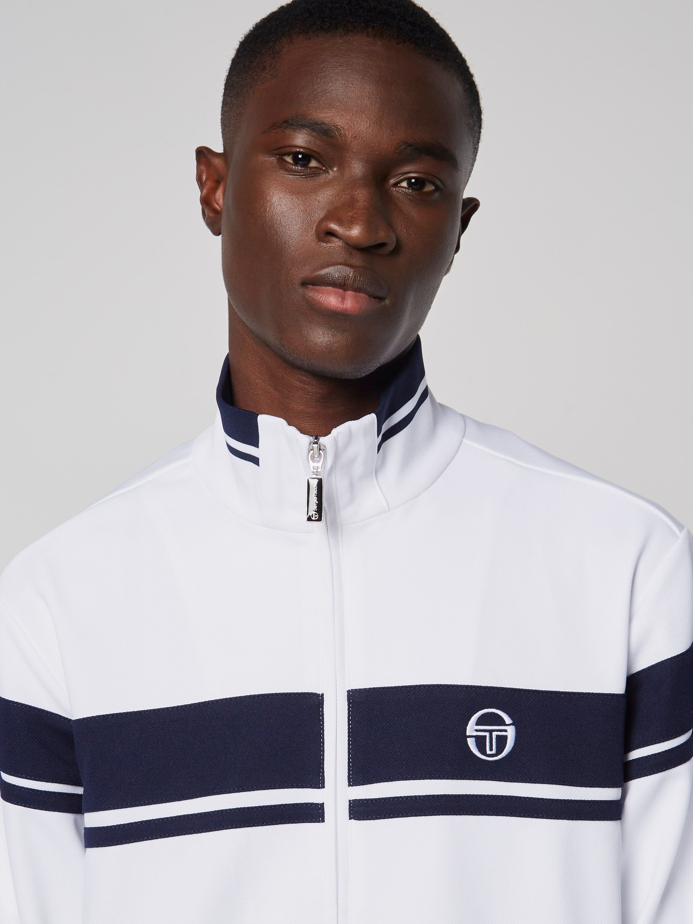 Damarindo Track Jacket- White/ Navy sold by Sergio Tacchini product image thumbnail 4
