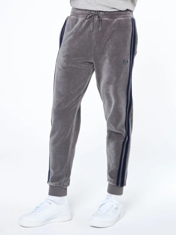 Damarindo Velour Track Pant-Smoke Grey sold by Sergio Tacchini