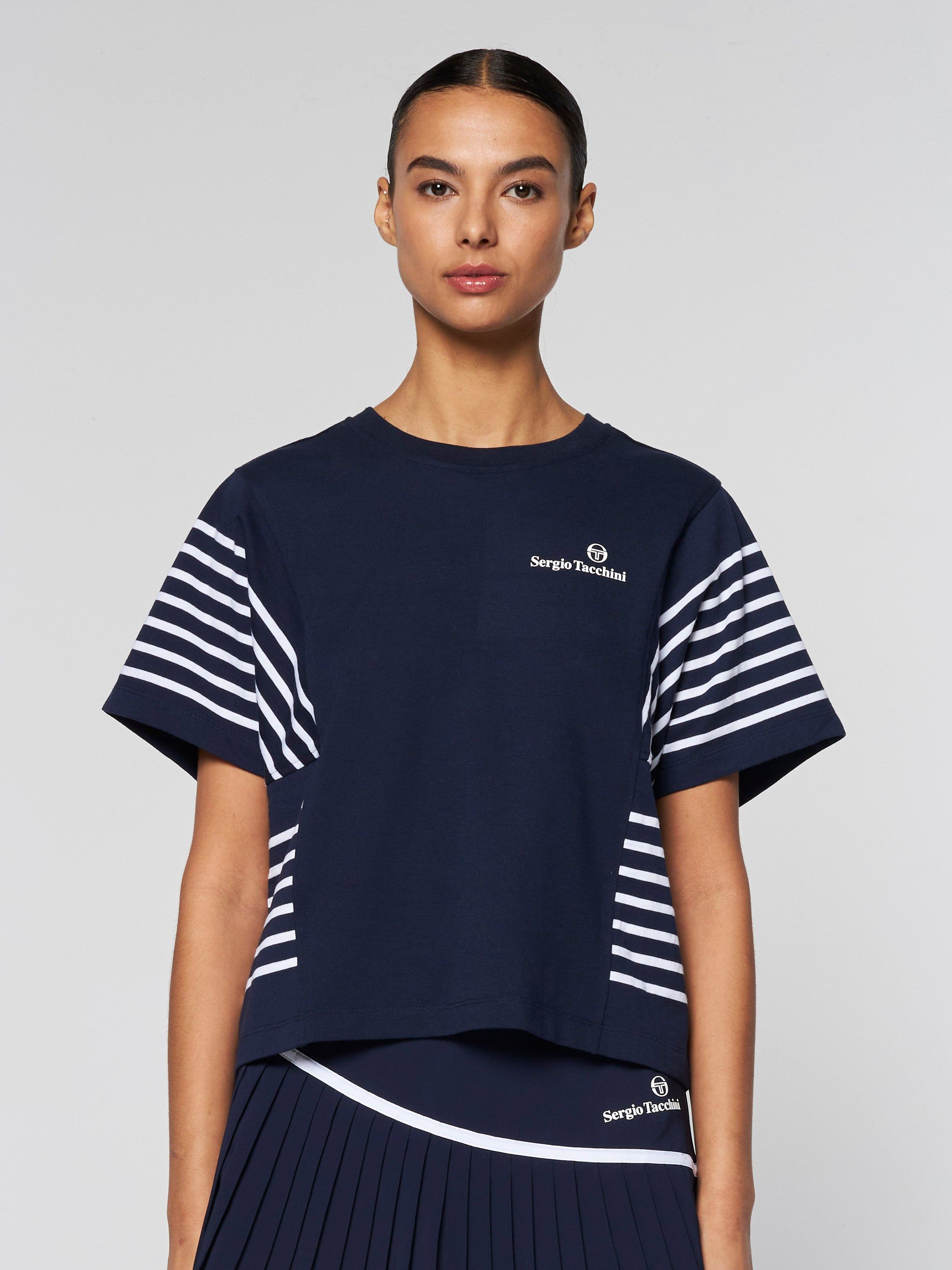 Women's Vigentino Top- Maritime Blue sold by Sergio Tacchini