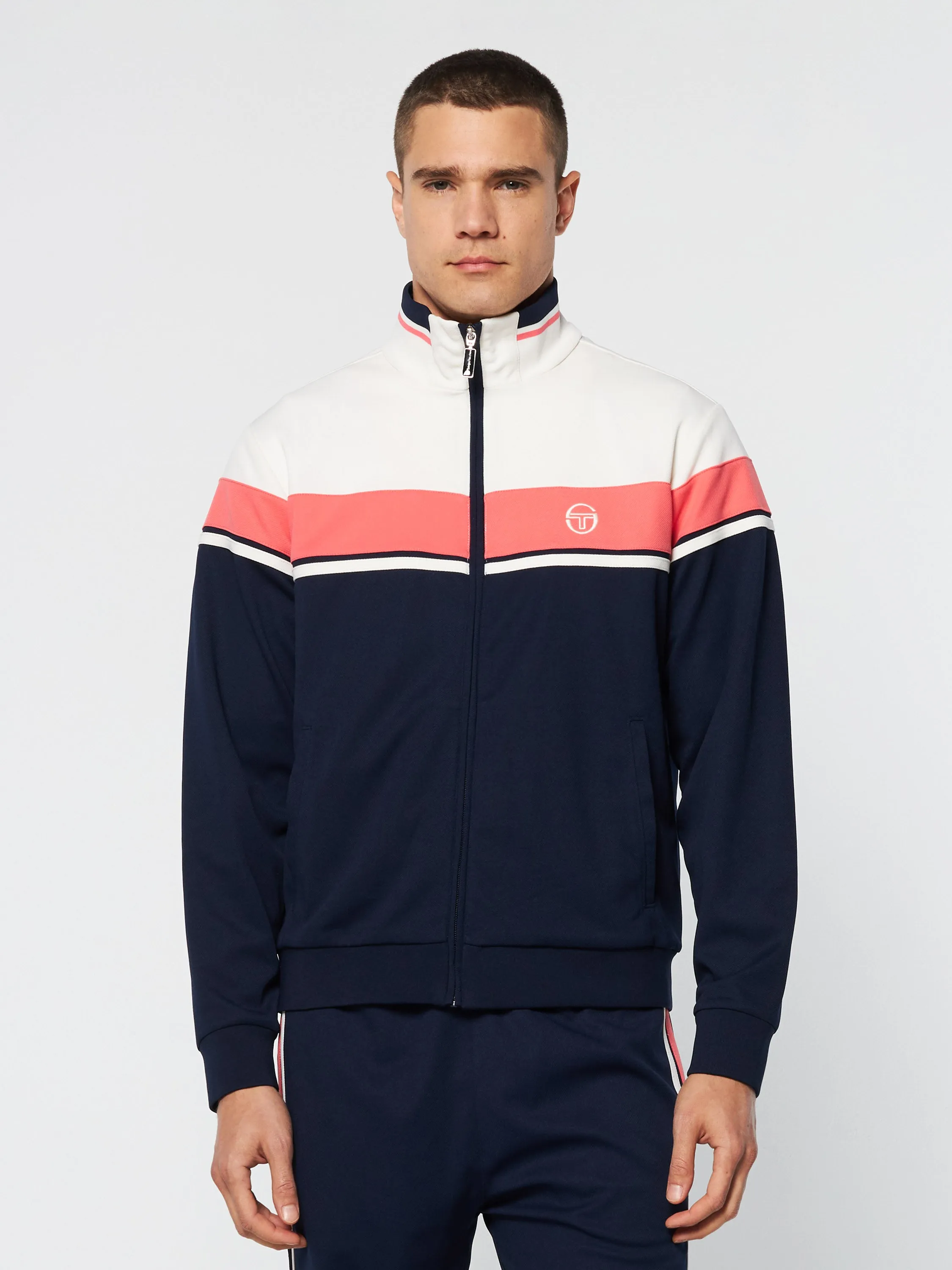Damarindo Track Jacket Archivio- Gardenia/ Maritime Blue sold by Sergio Tacchini product image thumbnail 2