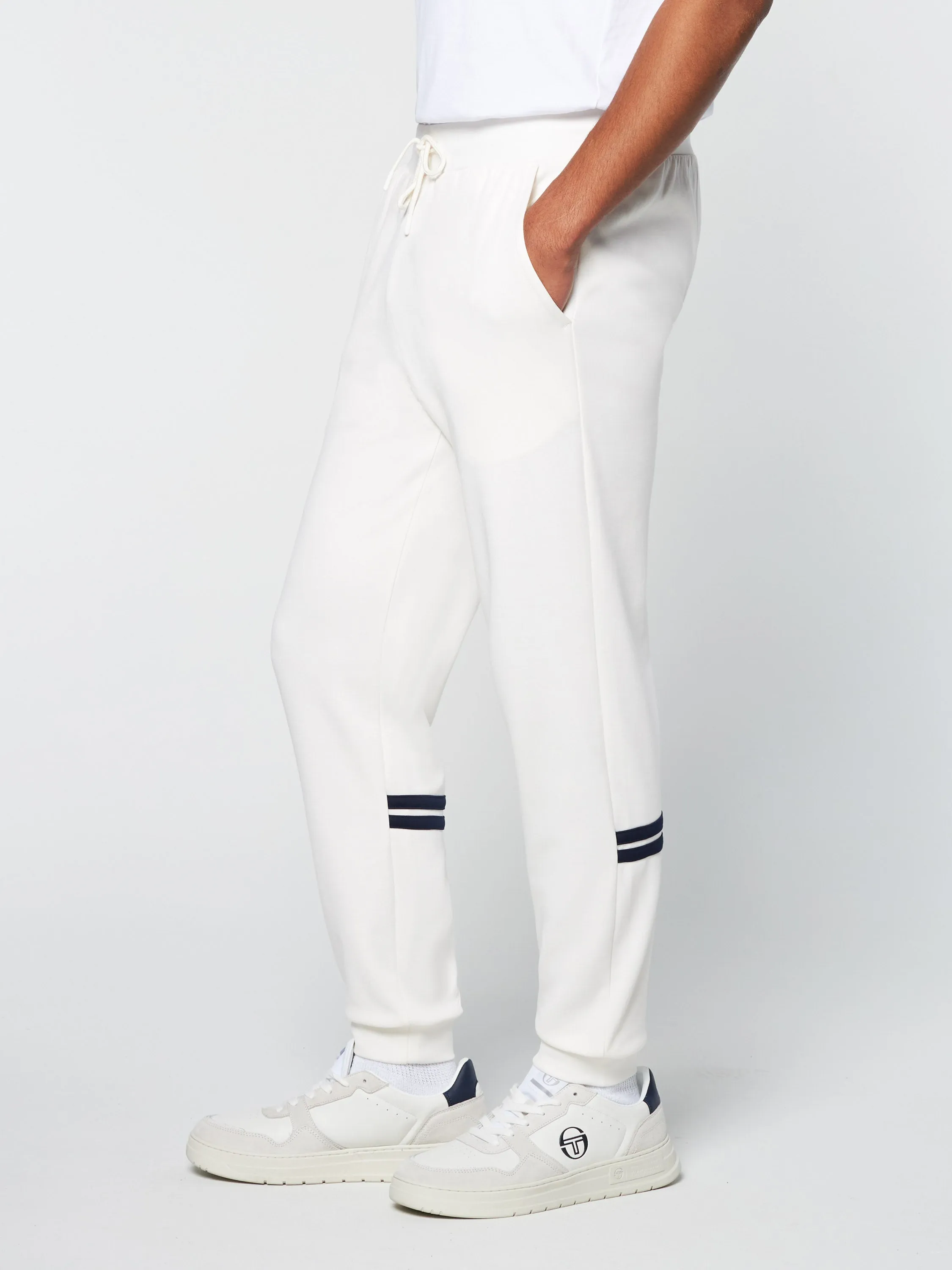 Dallas Track Pant Archivio- Gardenia/ Maritime Blue sold by Sergio Tacchini product image thumbnail 2