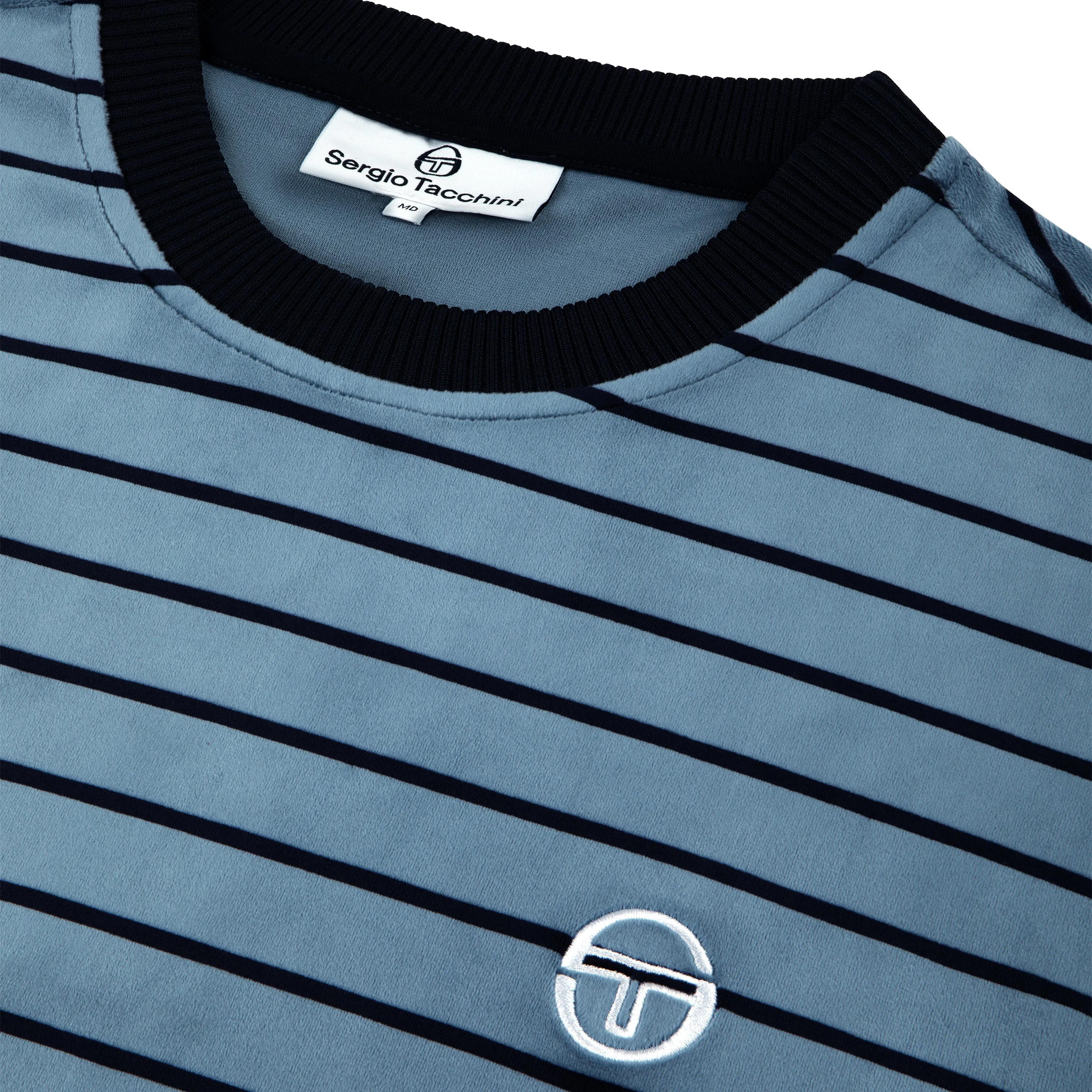 Foggia Velour Crewneck- Coronet Blue sold by Sergio Tacchini product image thumbnail 3