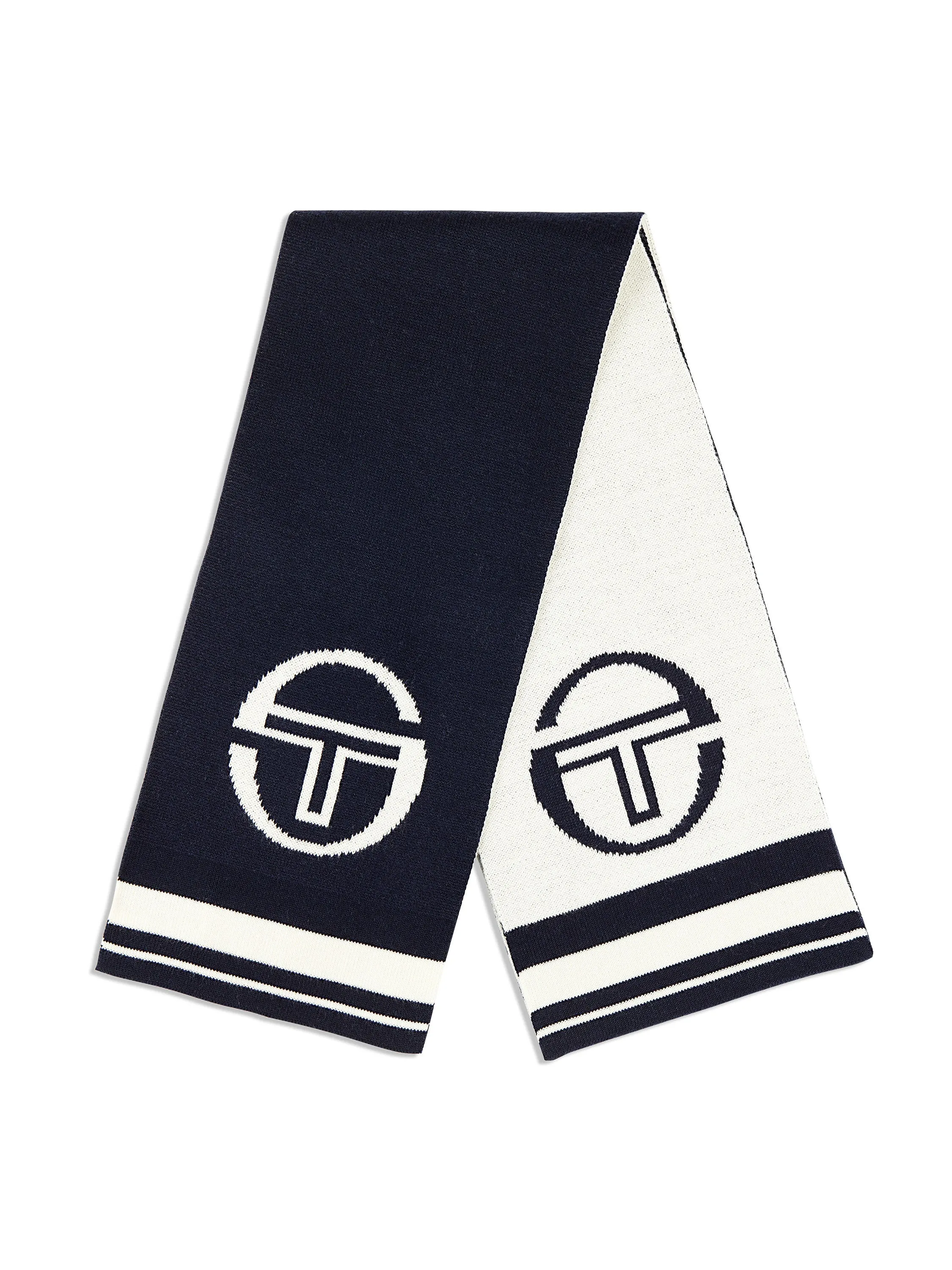 La Faccia Jacquard Scarf- Maritime Blue sold by Sergio Tacchini product image thumbnail 4