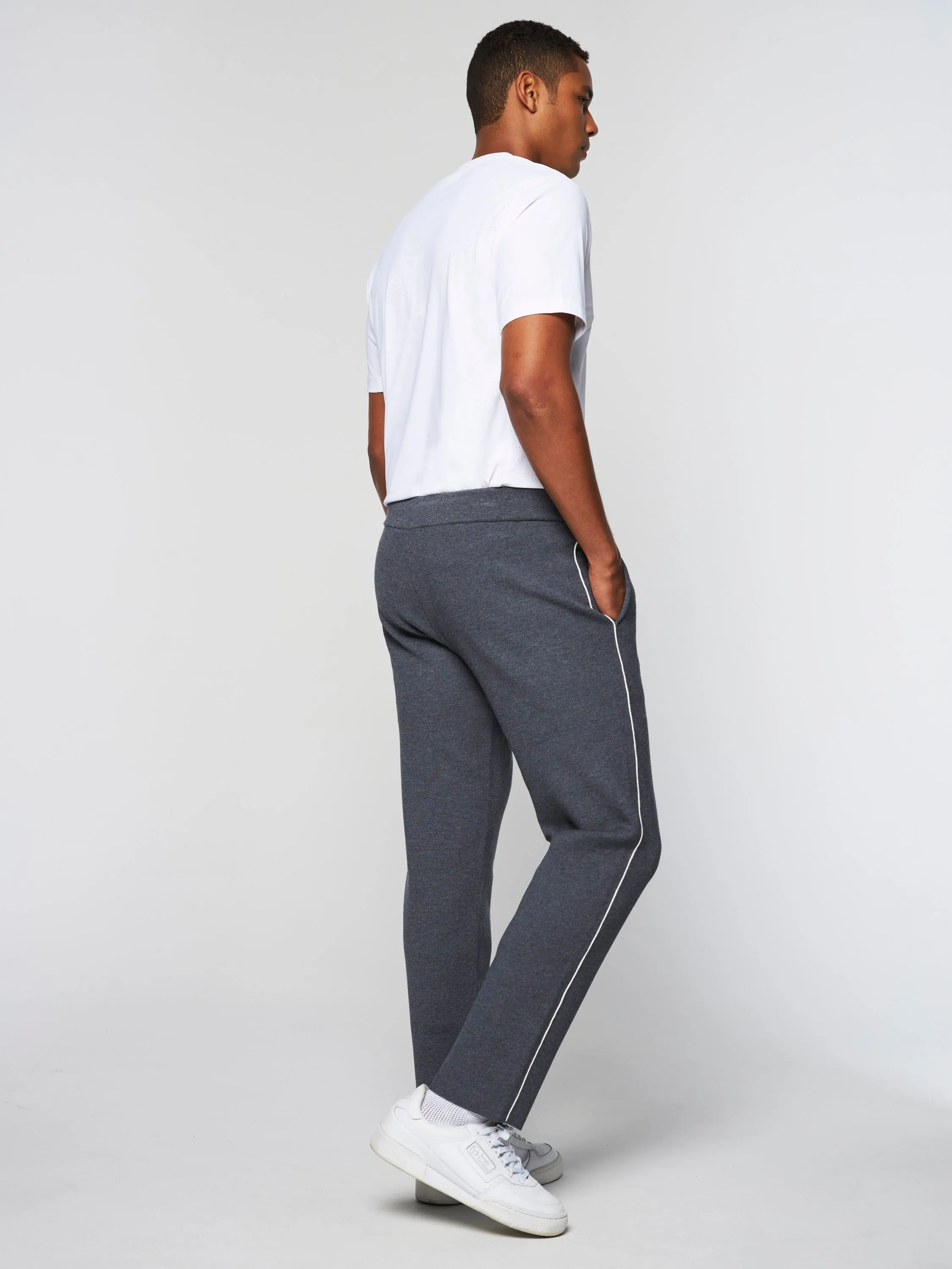 Nostra Track Pant- Dark Grey/ Melange sold by Sergio Tacchini product image thumbnail 4