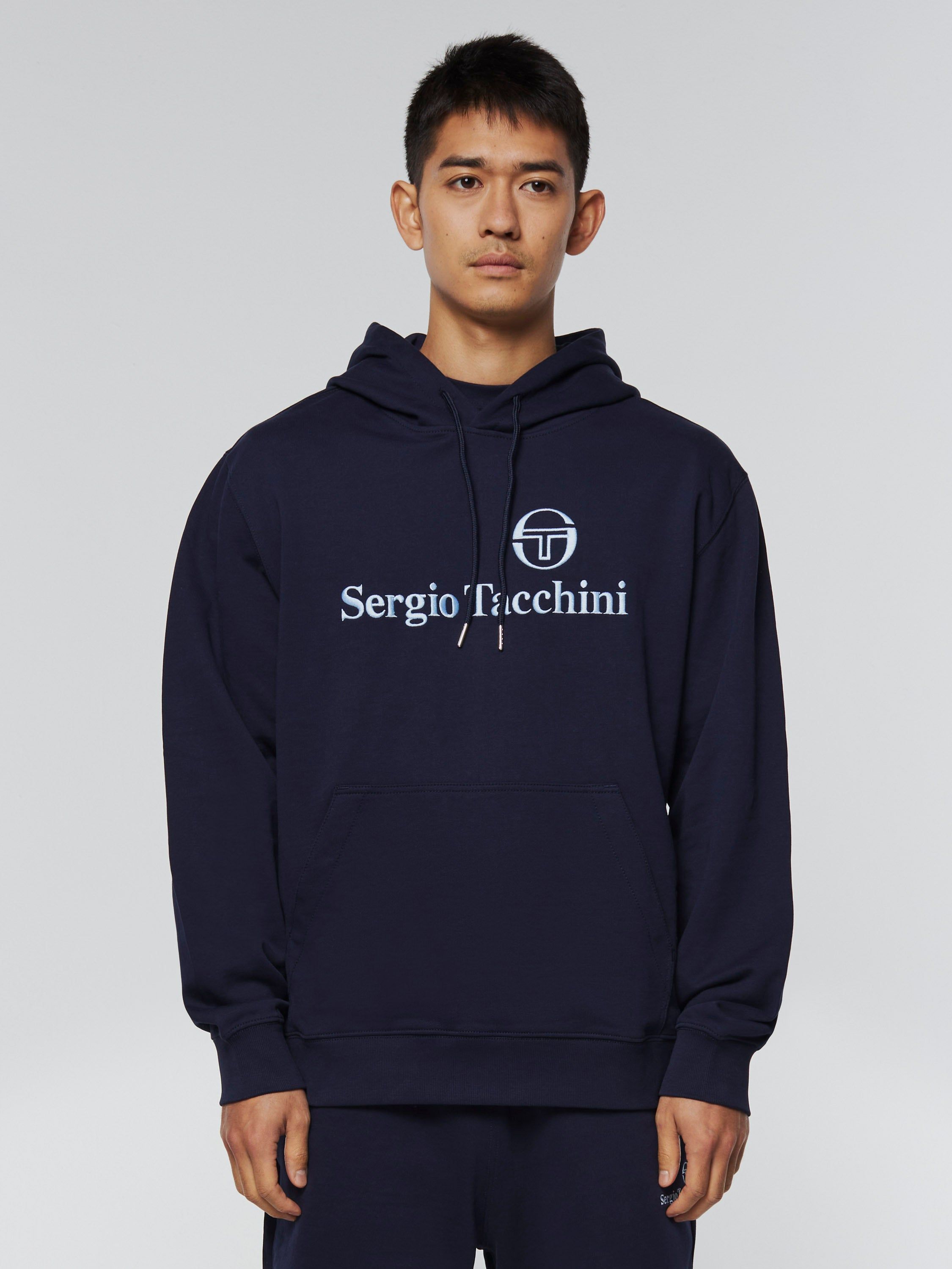 Heritage Logo Hoodie-Maritime Blue sold by Sergio Tacchini