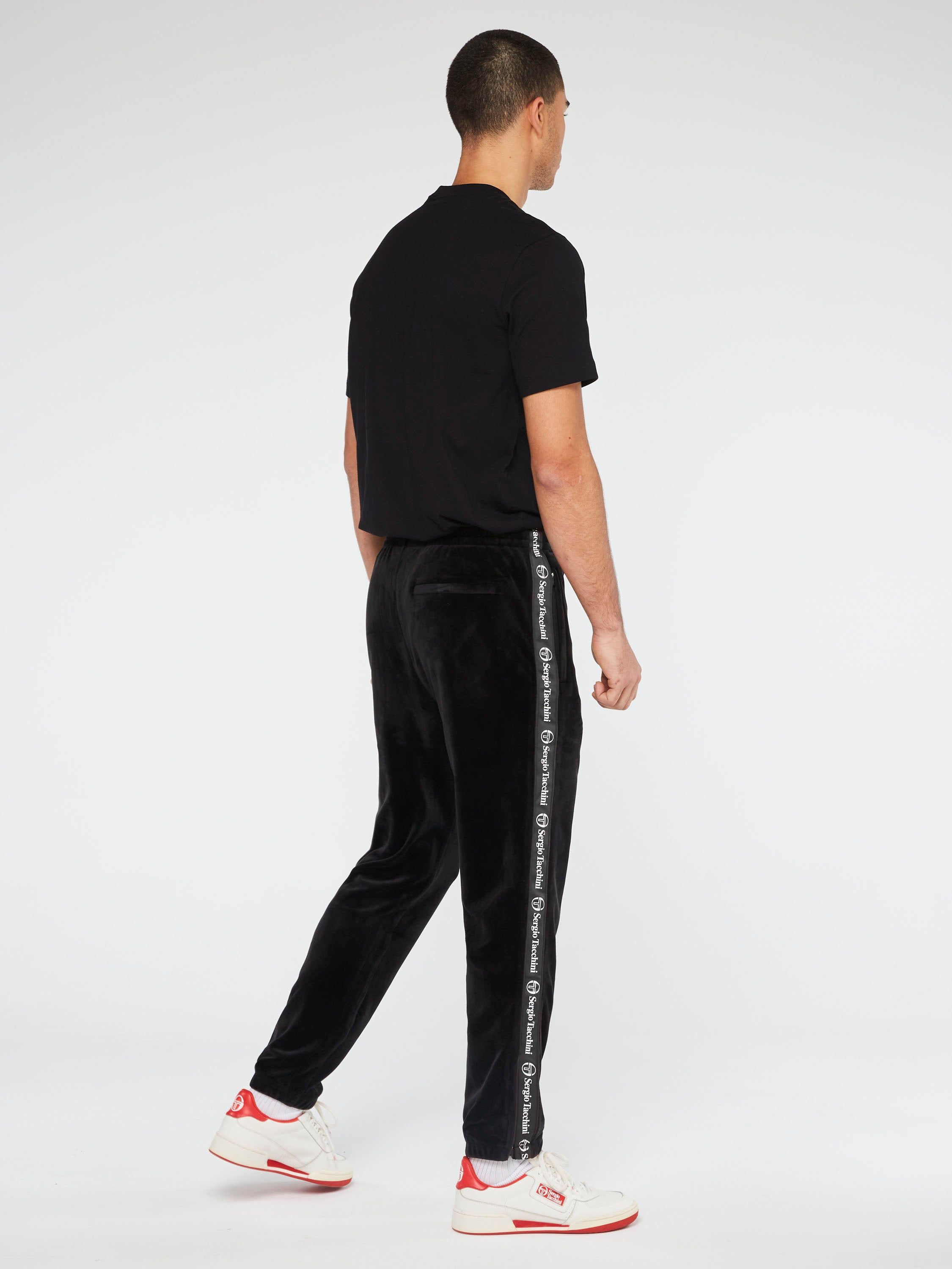 Logo Velour Track Pants-Black sold by Sergio Tacchini product image thumbnail 3