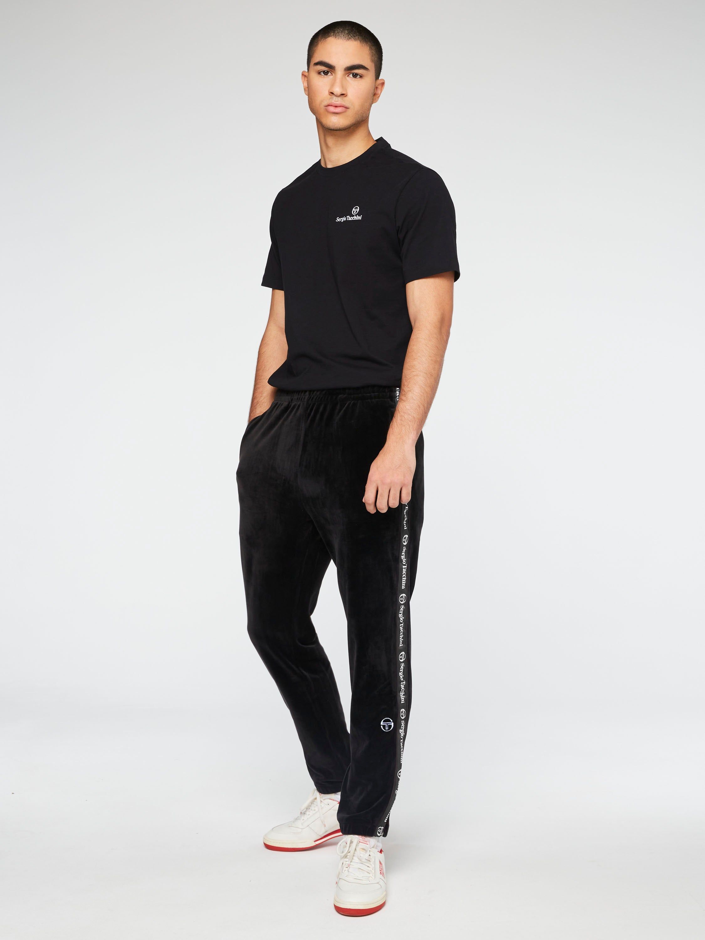 Logo Velour Track Pants-Black sold by Sergio Tacchini product image thumbnail 2