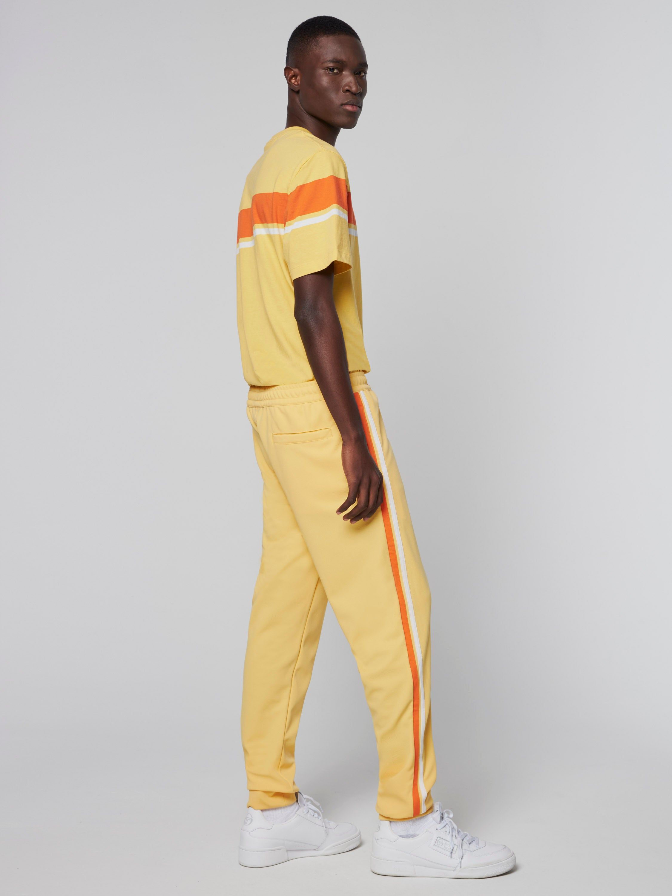 Damarindo Track Pant- Flax/ Dragon Fire sold by Sergio Tacchini product image thumbnail 3