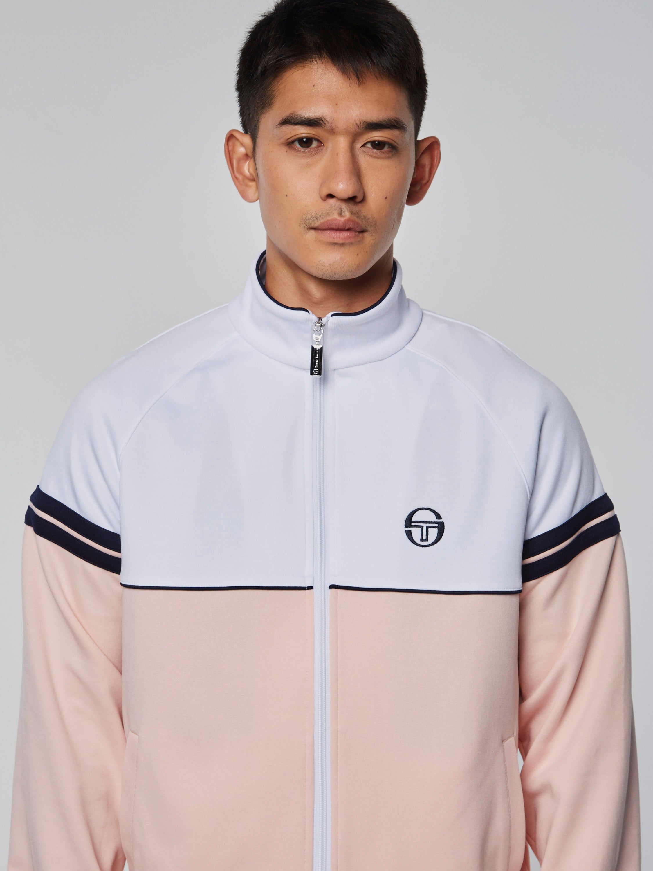 Orion Track Jacket Archivio- Seashell Pink/ White sold by Sergio Tacchini product image thumbnail 4