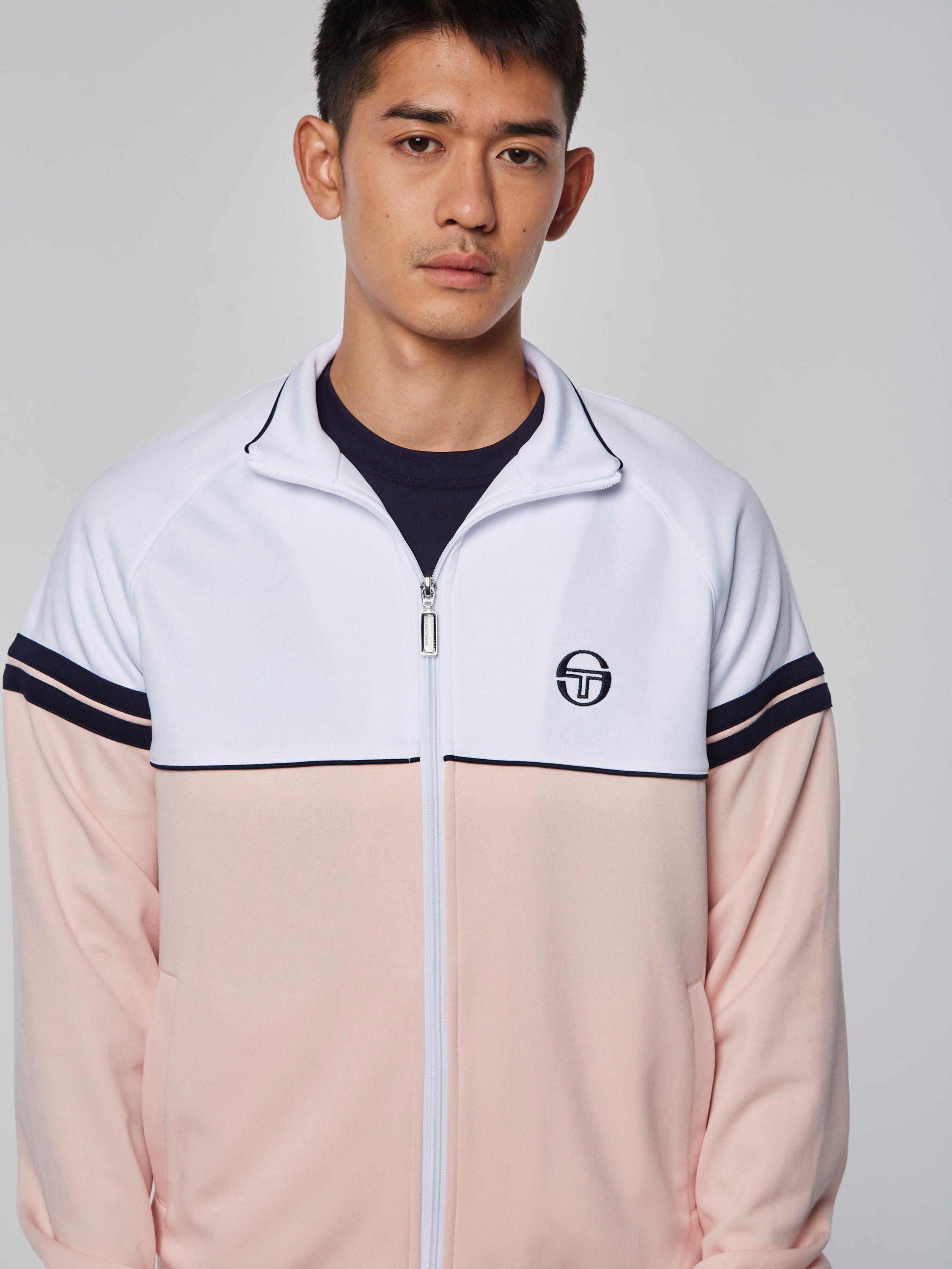 Orion Track Jacket Archivio- Seashell Pink/ White sold by Sergio Tacchini product image thumbnail 5