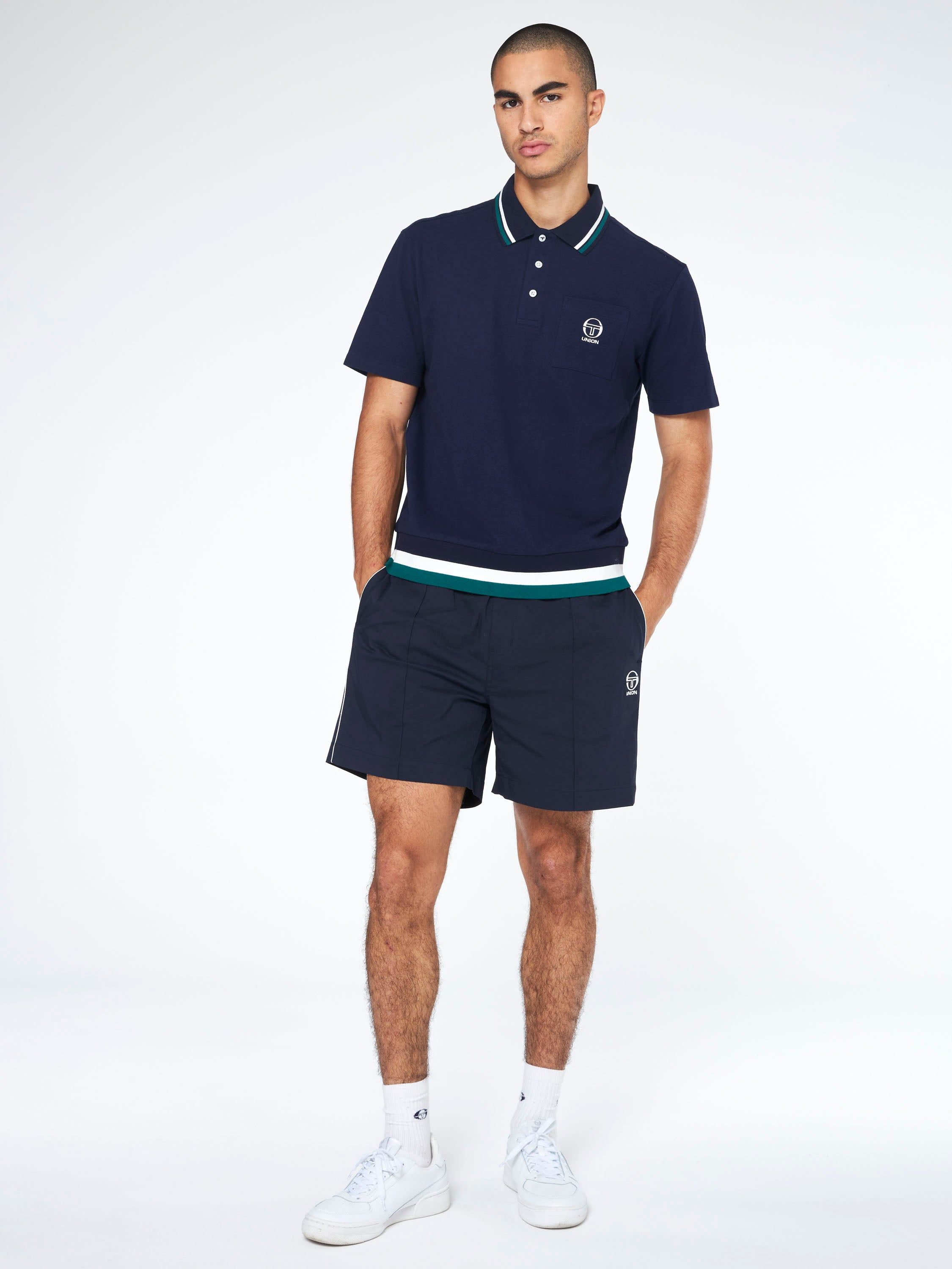 ST x Union Alta Polo-Maritime Blue sold by Sergio Tacchini product image thumbnail 2