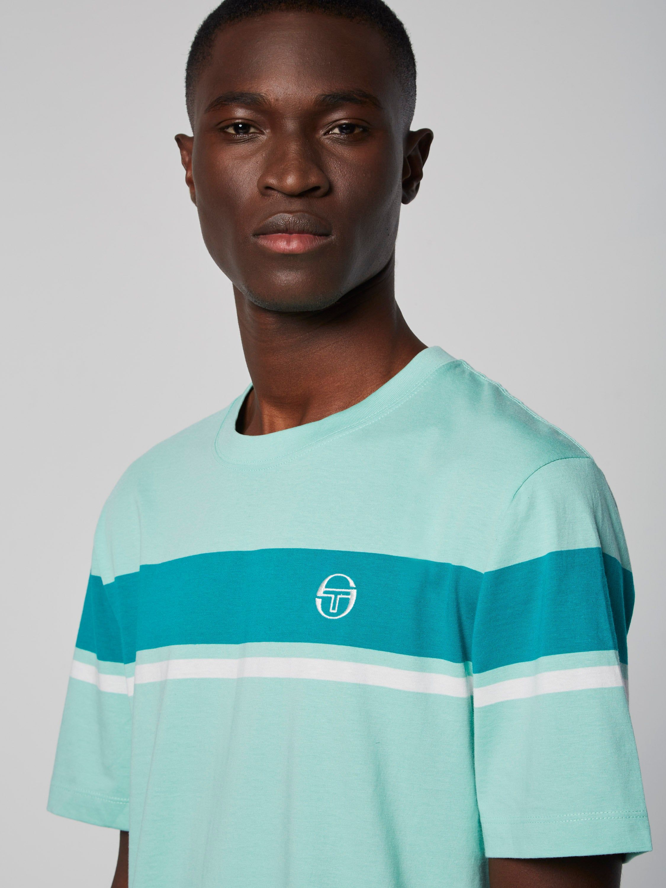 Damarindo T-Shirt- Ocean Wave/ Blue Grass sold by Sergio Tacchini product image thumbnail 4