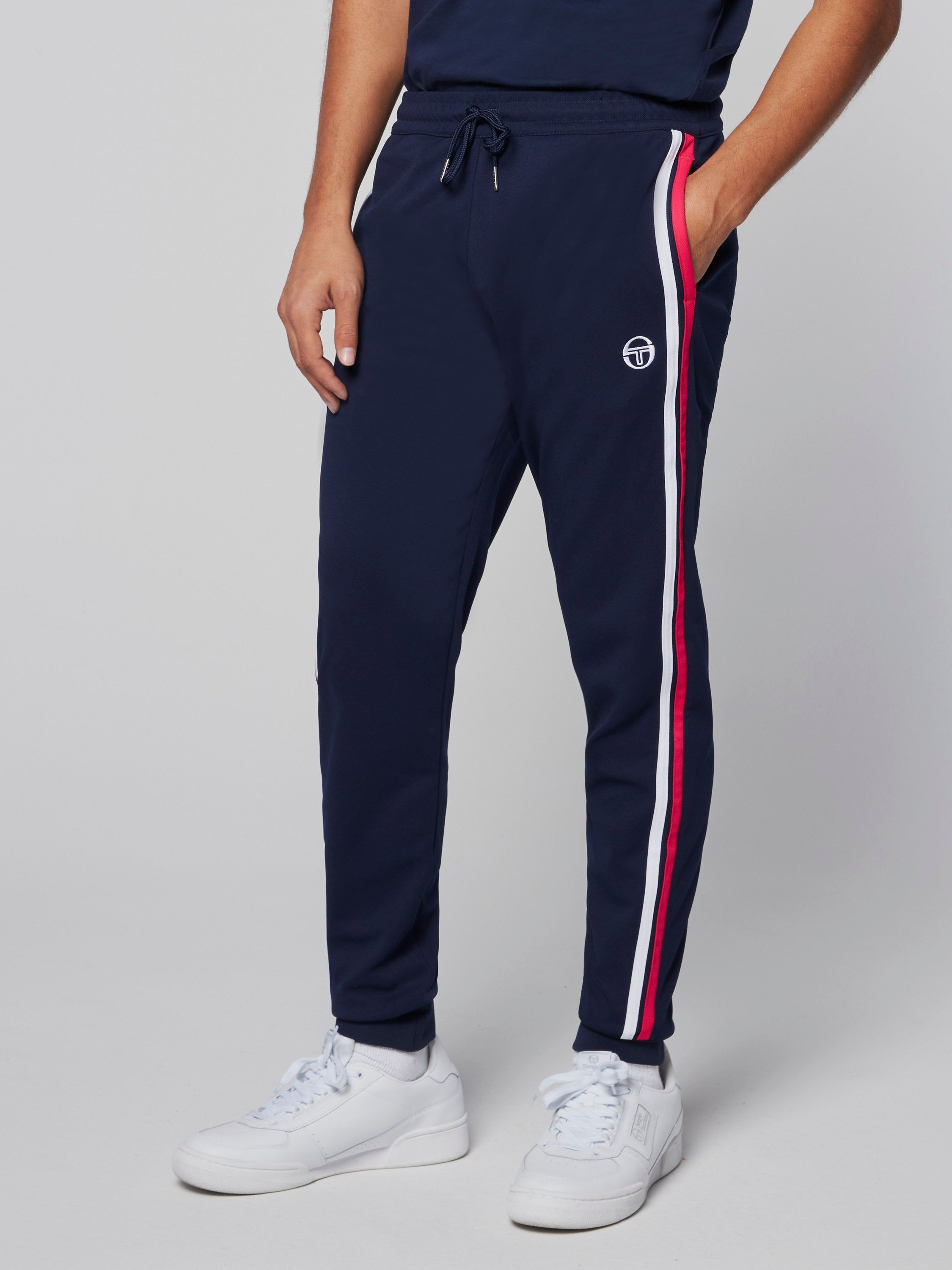 Damarindo Track Pant- Maritime Blue/ Rasberry sold by Sergio Tacchini