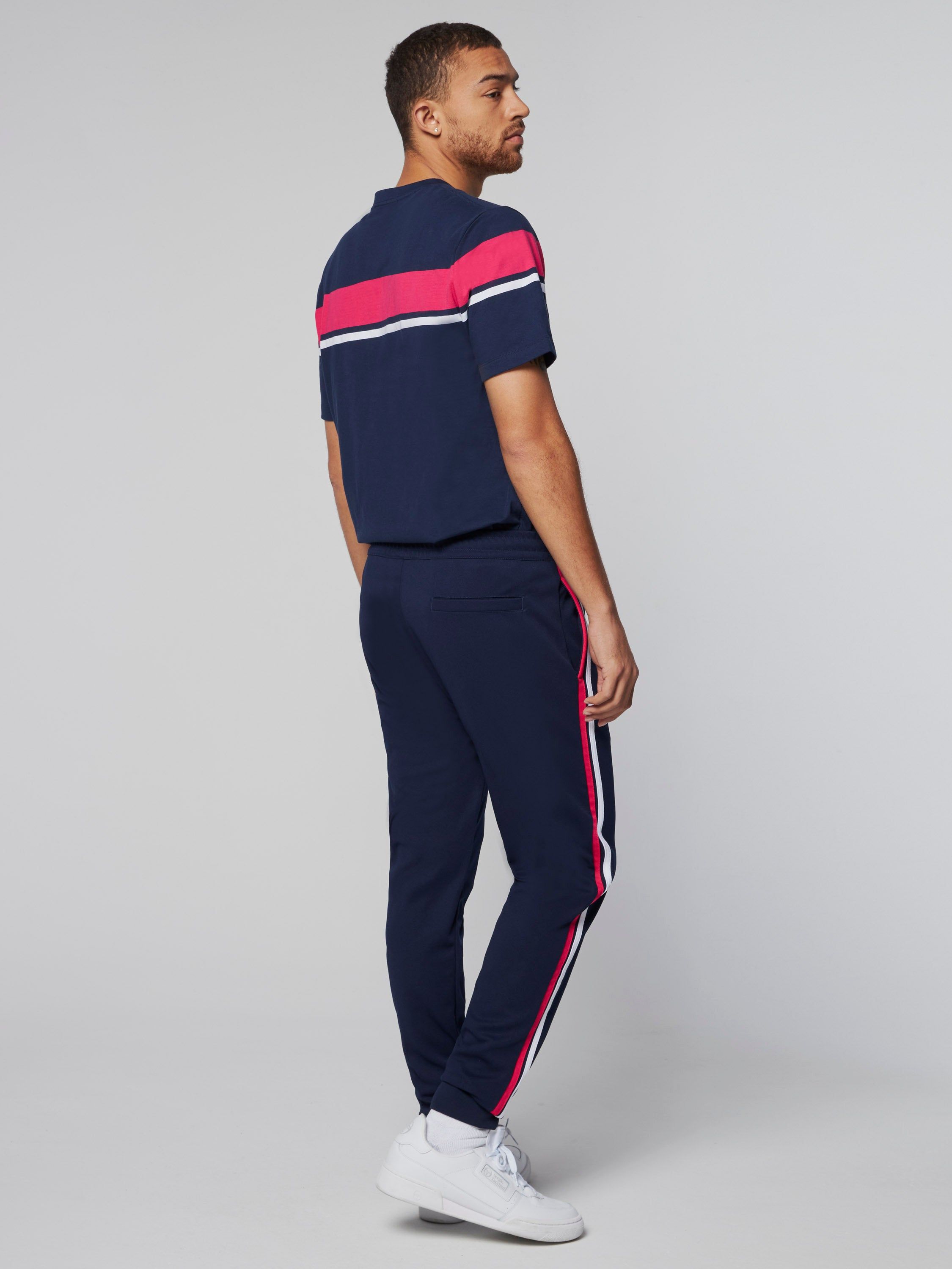 Damarindo Track Pant- Maritime Blue/ Rasberry sold by Sergio Tacchini product image thumbnail 3