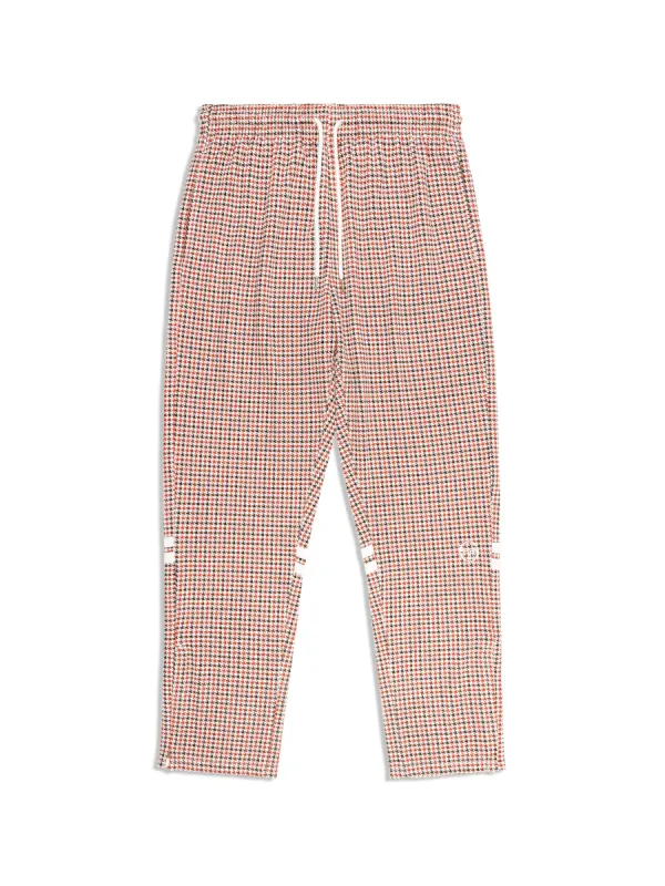 Dallas Houndstooth Track Pant- Poinciana sold by Sergio Tacchini
