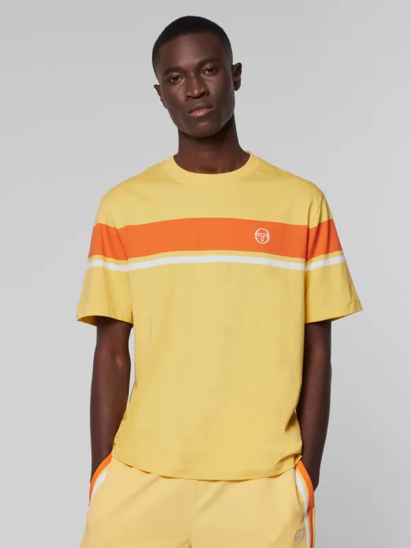 Damarindo T-Shirt- Flax/ Dragon Fire made by Sergio Tacchini