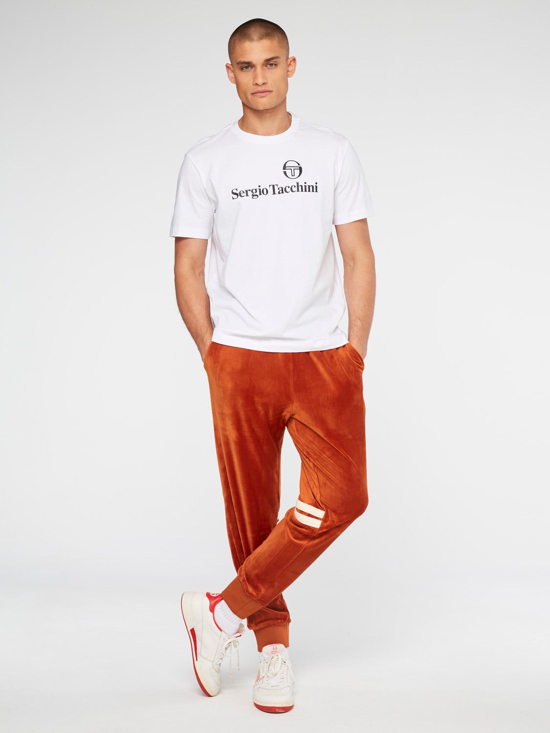 Heritage Logo T-Shirt-White sold by Sergio Tacchini product image thumbnail 2