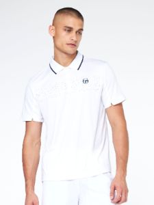 Tennis Young Line Pro Polo-White sold by Sergio Tacchini