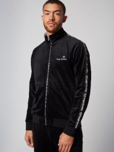 Tipo Velour Track Jacket- Black sold by Sergio Tacchini