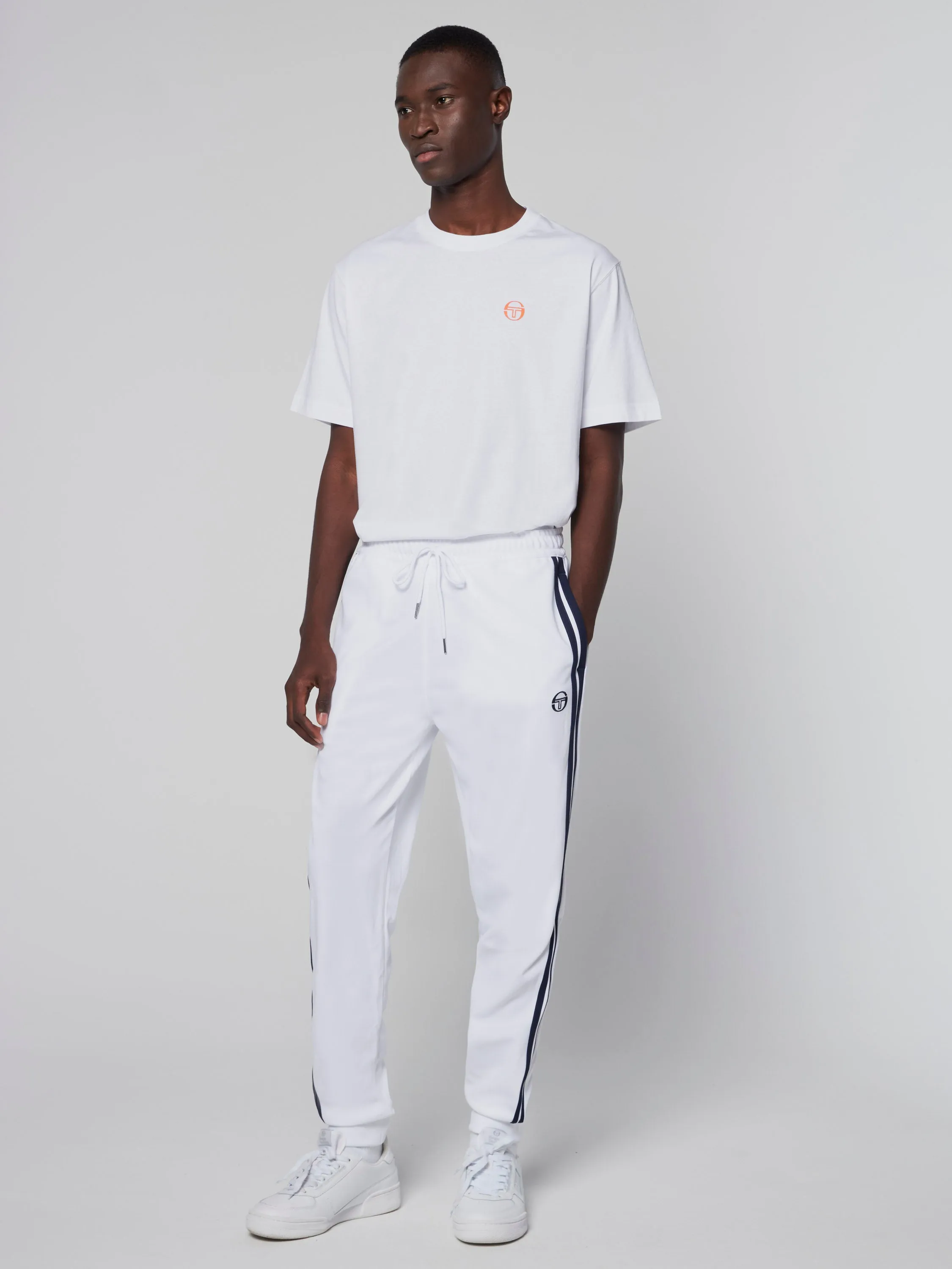 Damarindo Track Pant- White/ Navy sold by Sergio Tacchini product image thumbnail 2
