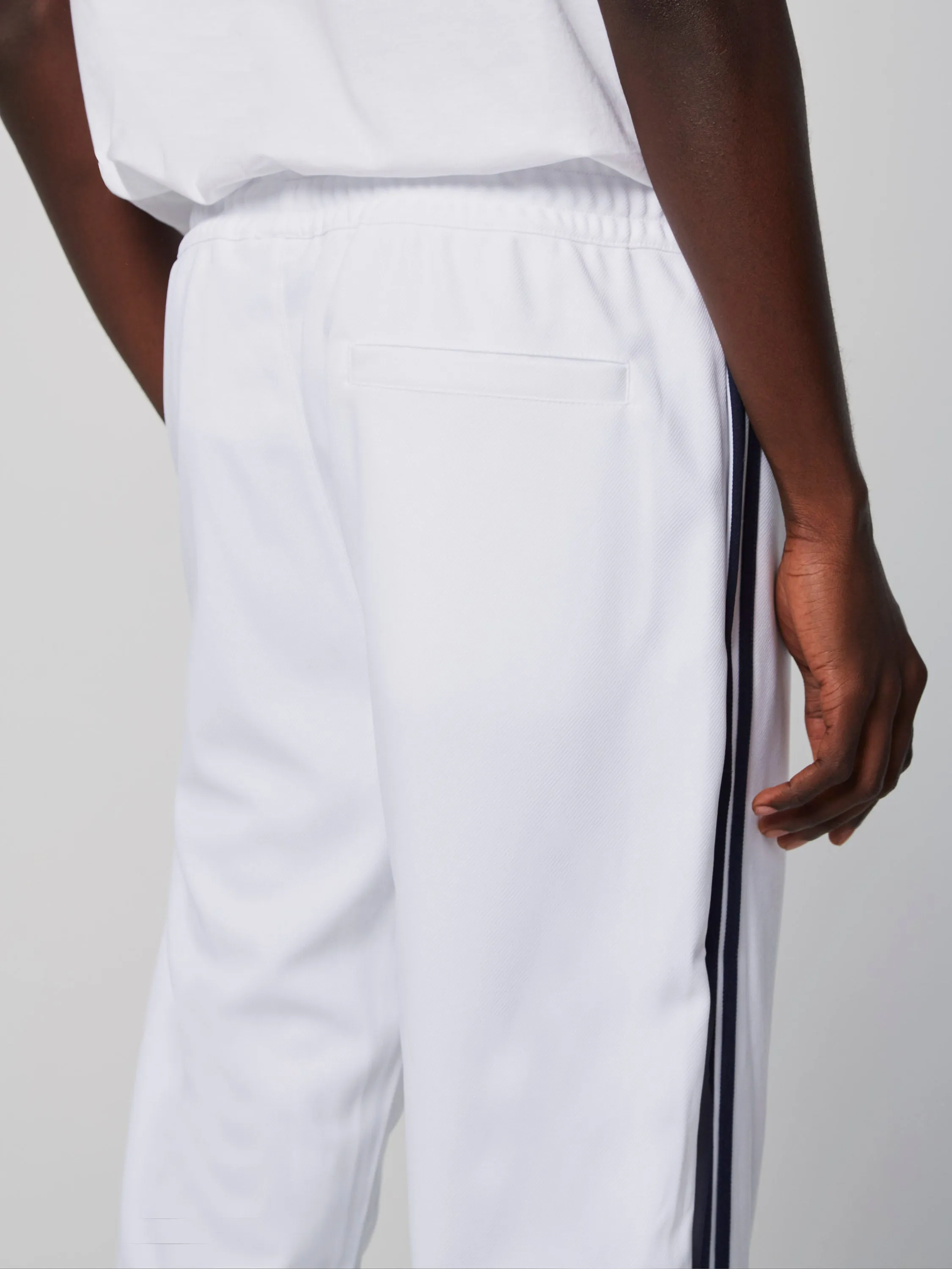 Damarindo Track Pant- White/ Navy sold by Sergio Tacchini product image thumbnail 5