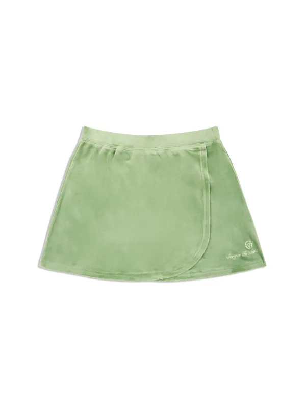 Josie Tennis Skirt- Jade Green sold by Sergio Tacchini