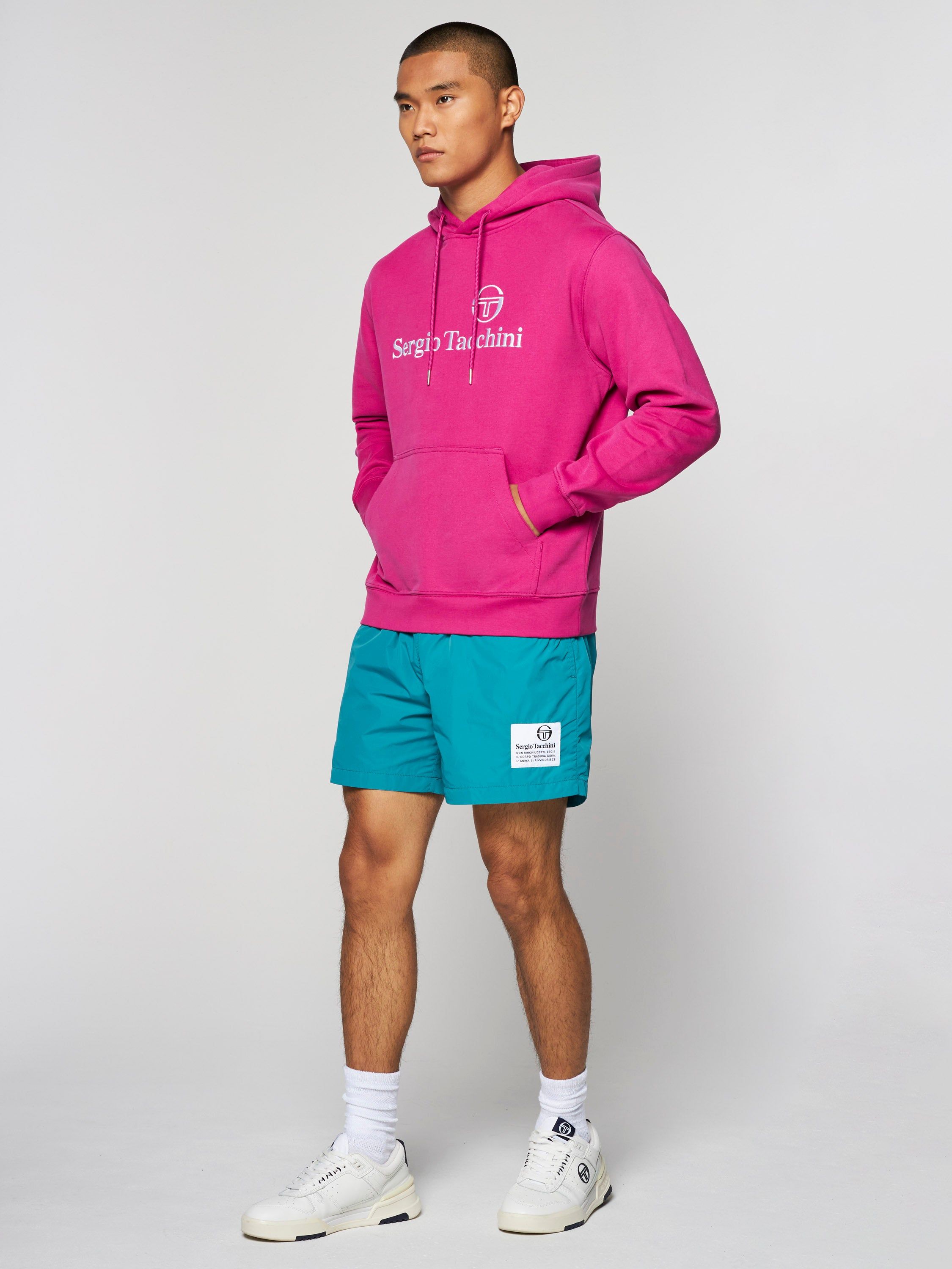Heritage Hoodie- Festival Fuschia sold by Sergio Tacchini product image thumbnail 4