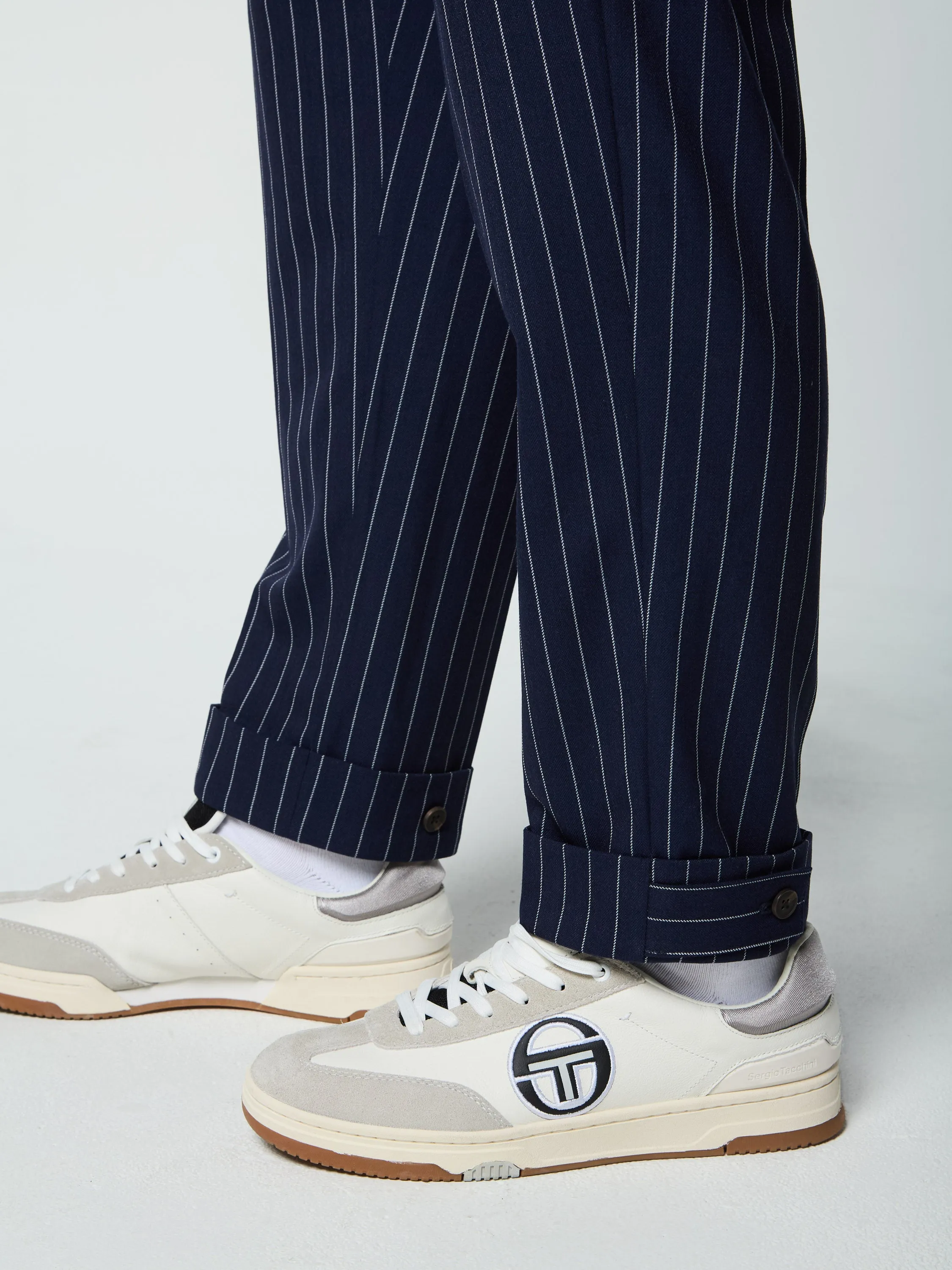 Gessato Suiting Track Pant- Maritime Blue sold by Sergio Tacchini product image thumbnail 4