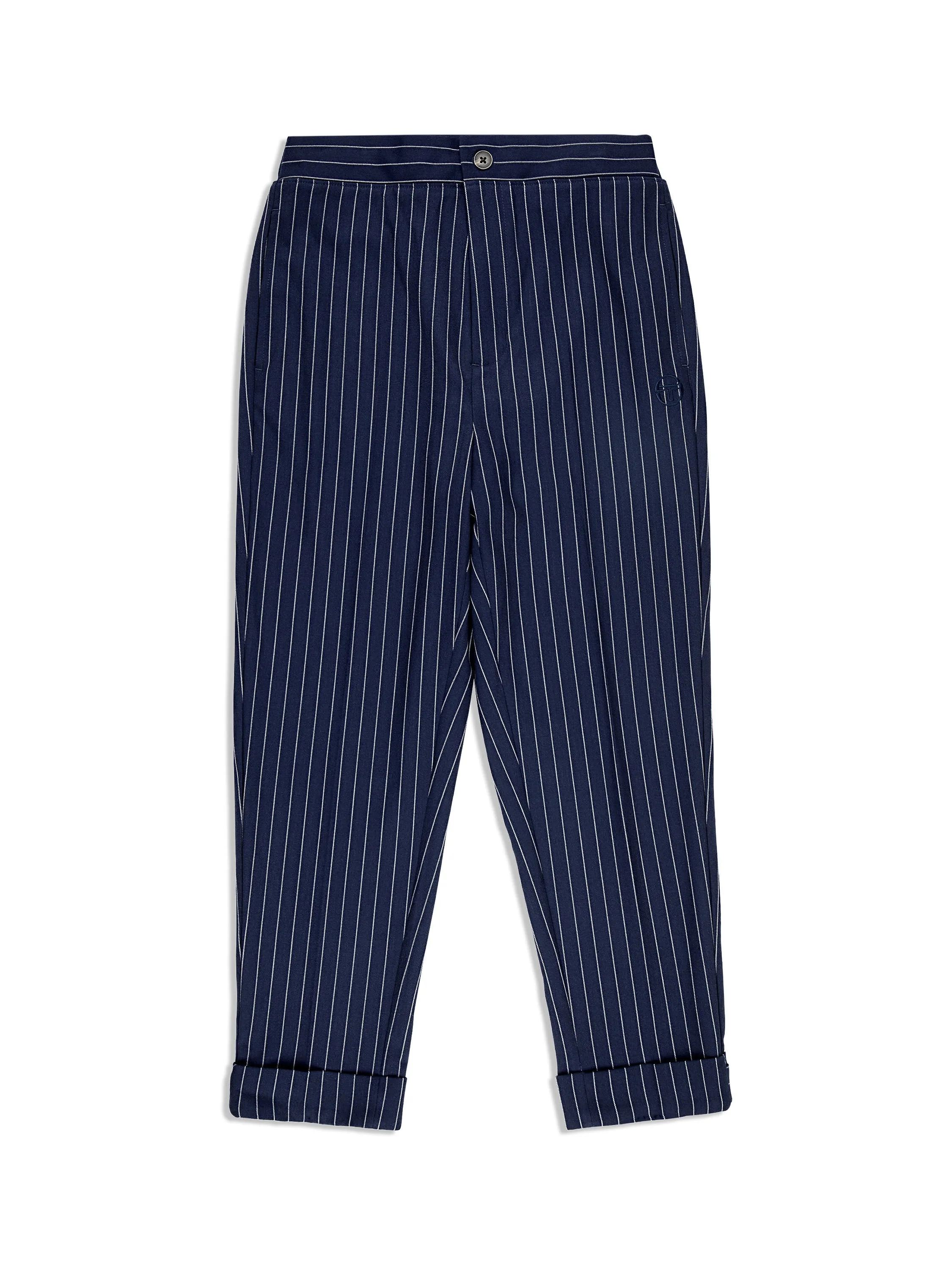 Gessato Suiting Track Pant- Maritime Blue sold by Sergio Tacchini