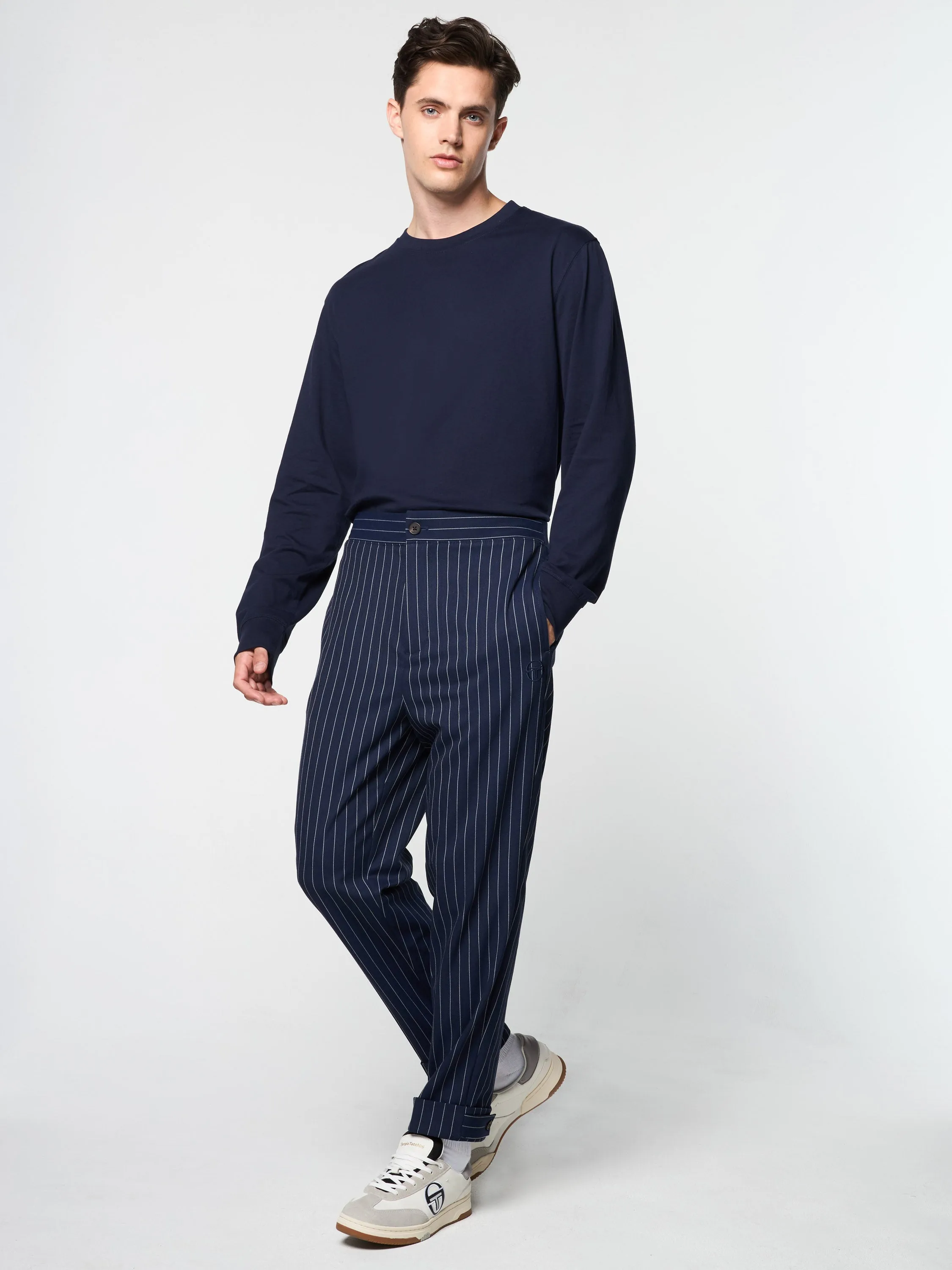 Gessato Suiting Track Pant- Maritime Blue sold by Sergio Tacchini product image thumbnail 2