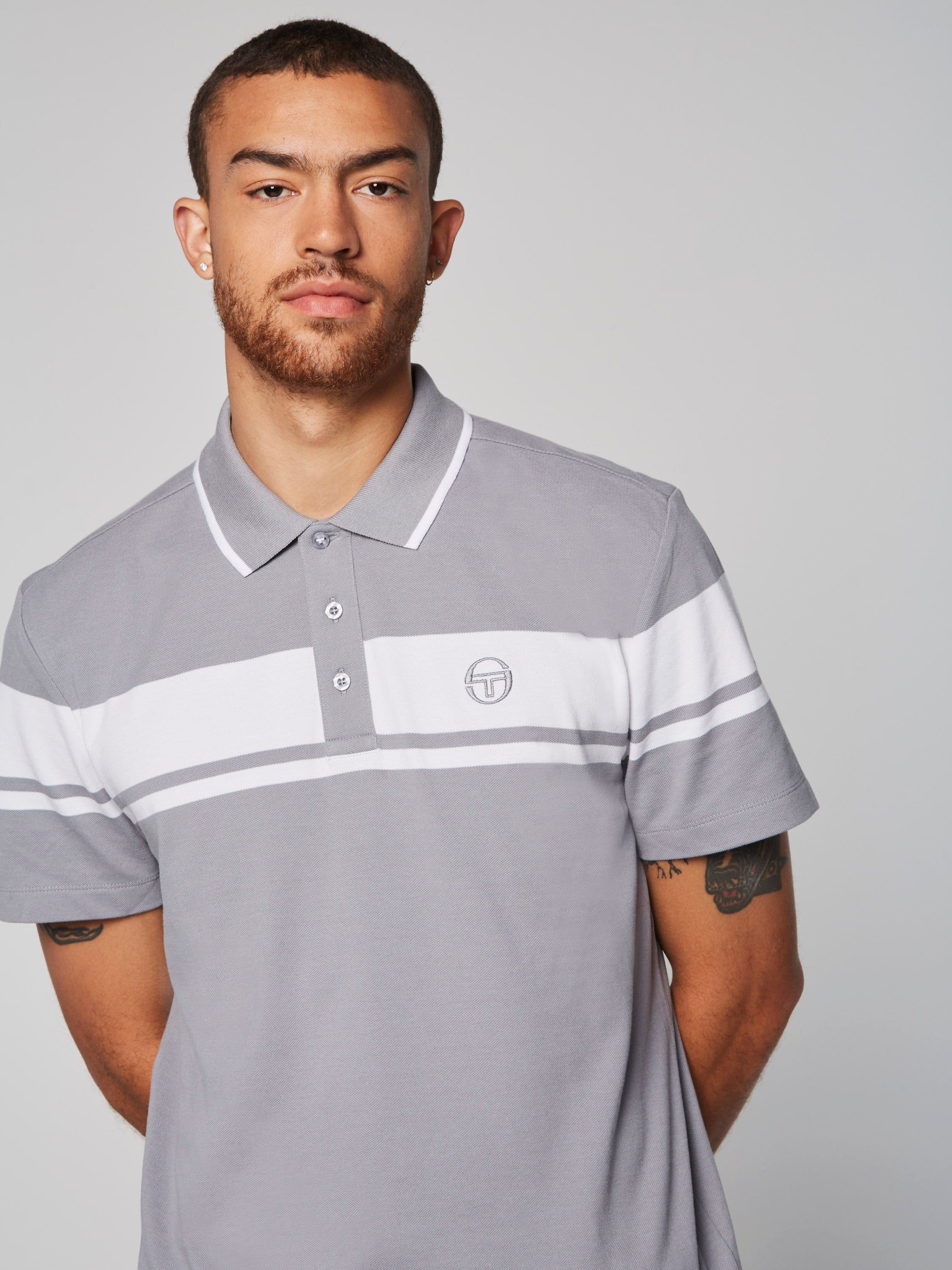 Damarindo Polo- Sleet/ White sold by Sergio Tacchini product image thumbnail 4