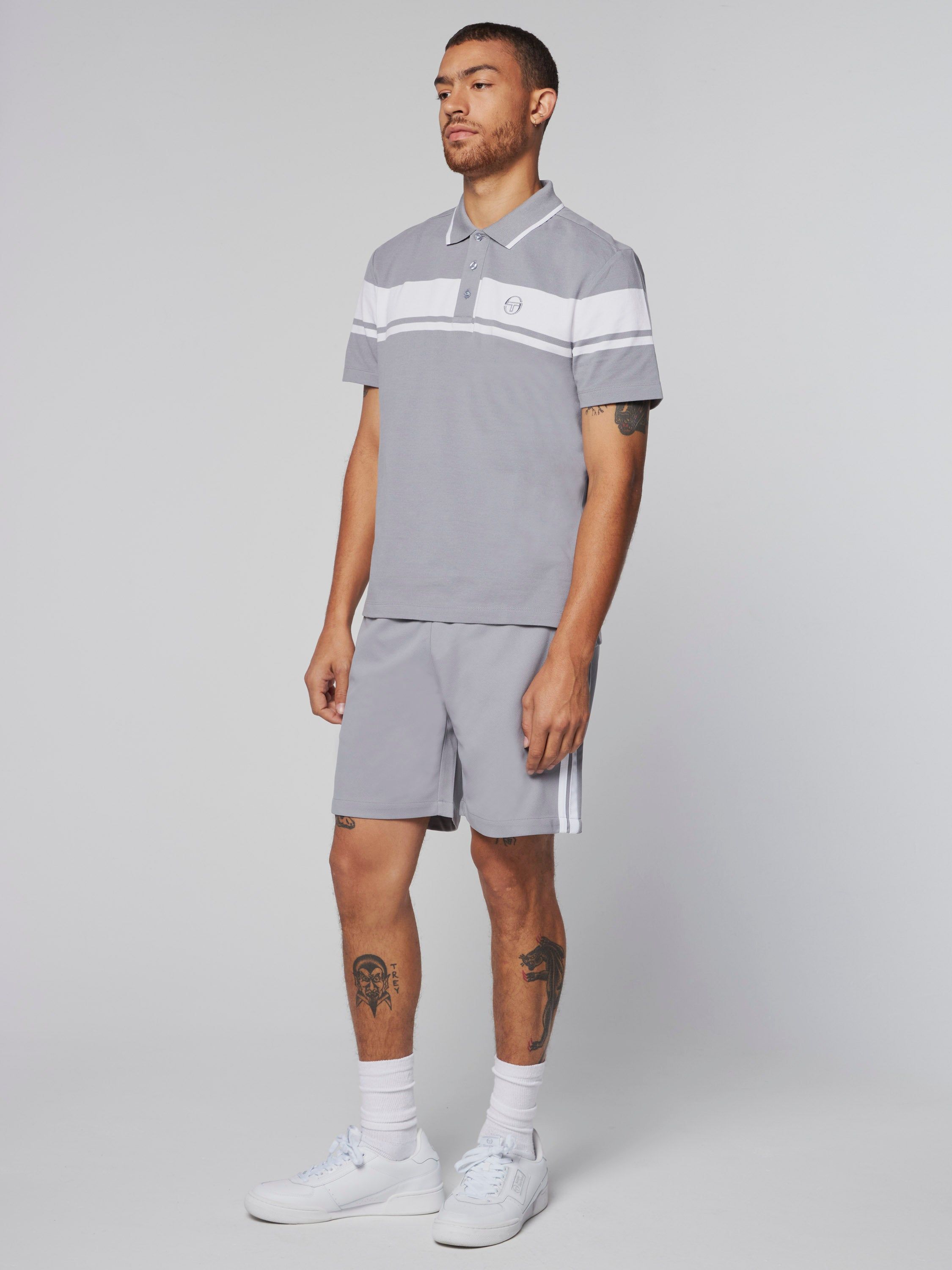 Damarindo Polo- Sleet/ White sold by Sergio Tacchini product image thumbnail 2