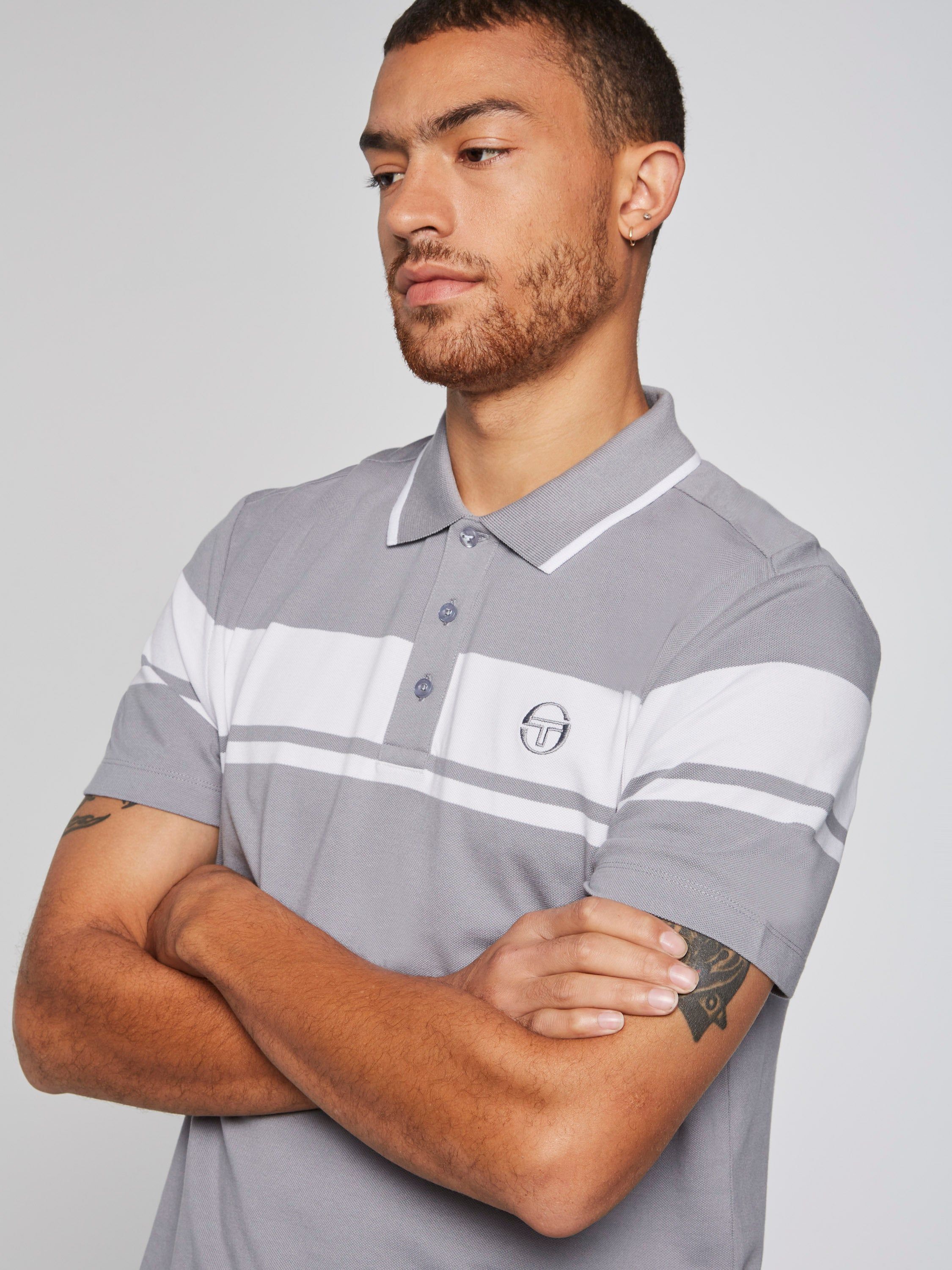 Damarindo Polo- Sleet/ White sold by Sergio Tacchini product image thumbnail 5