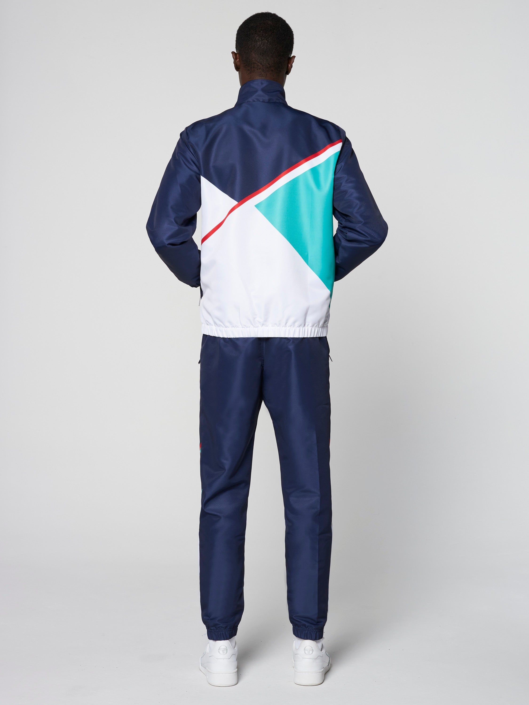 Scaleno Tracksuit- Navy/ Peacock Green sold by Sergio Tacchini product image thumbnail 2