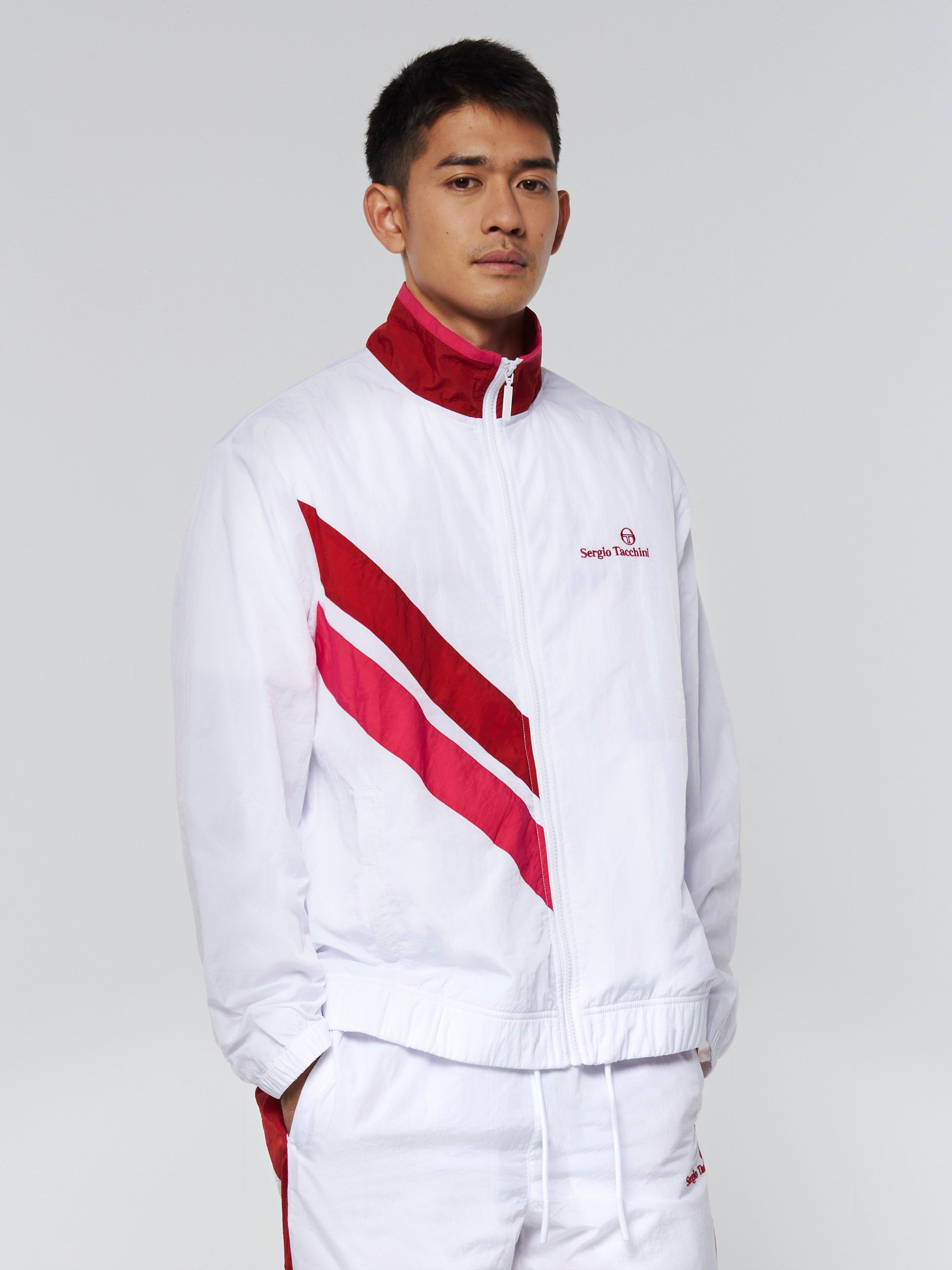 Ortica Tennis Jacket-White sold by Sergio Tacchini