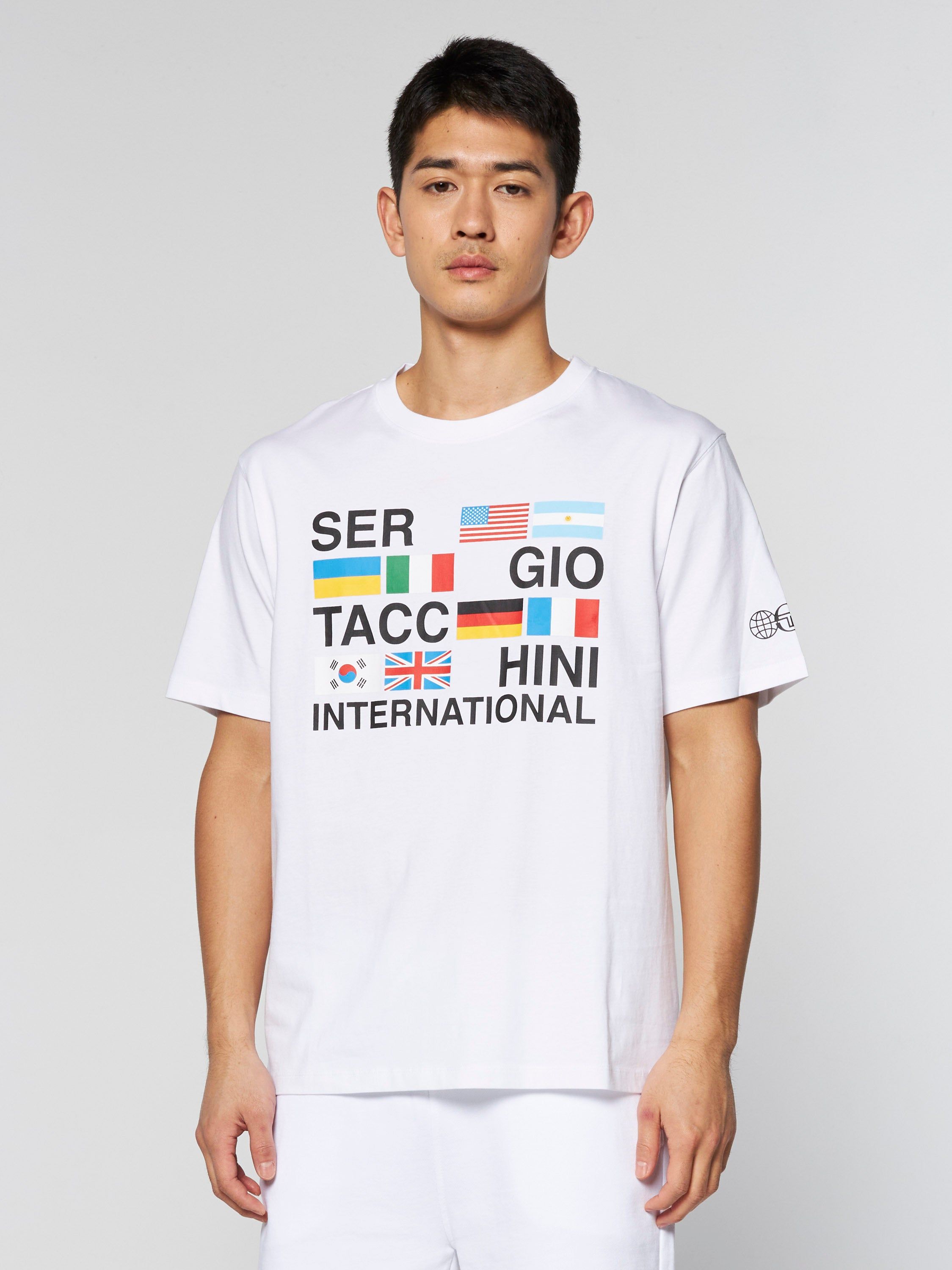 International T-Shirt-White sold by Sergio Tacchini