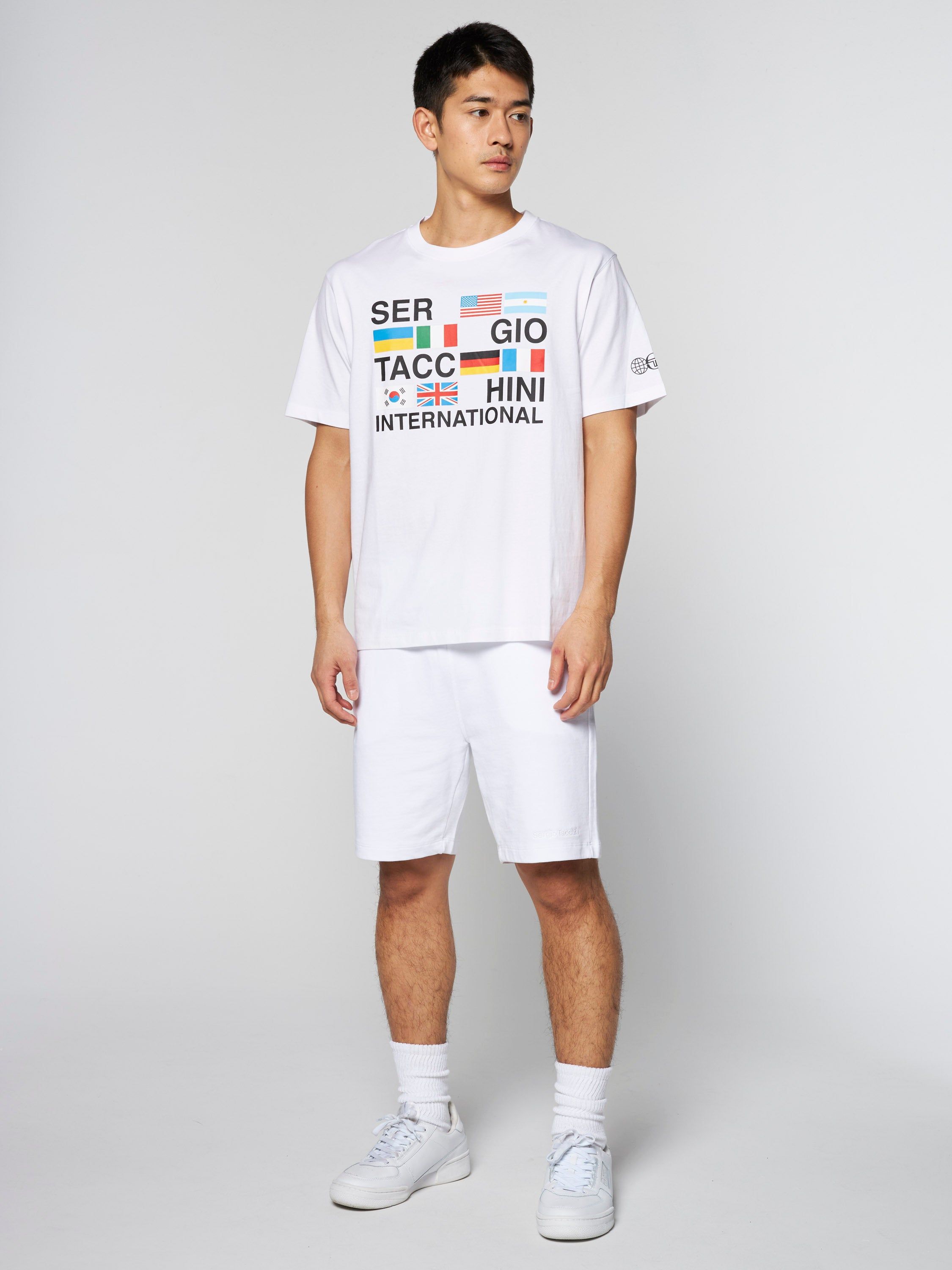 International T-Shirt-White sold by Sergio Tacchini product image thumbnail 2