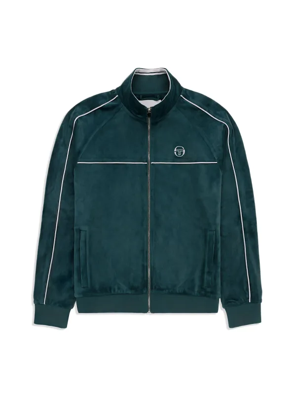 Lioni Velour Track Jacket- Botanical Garden sold by Sergio Tacchini