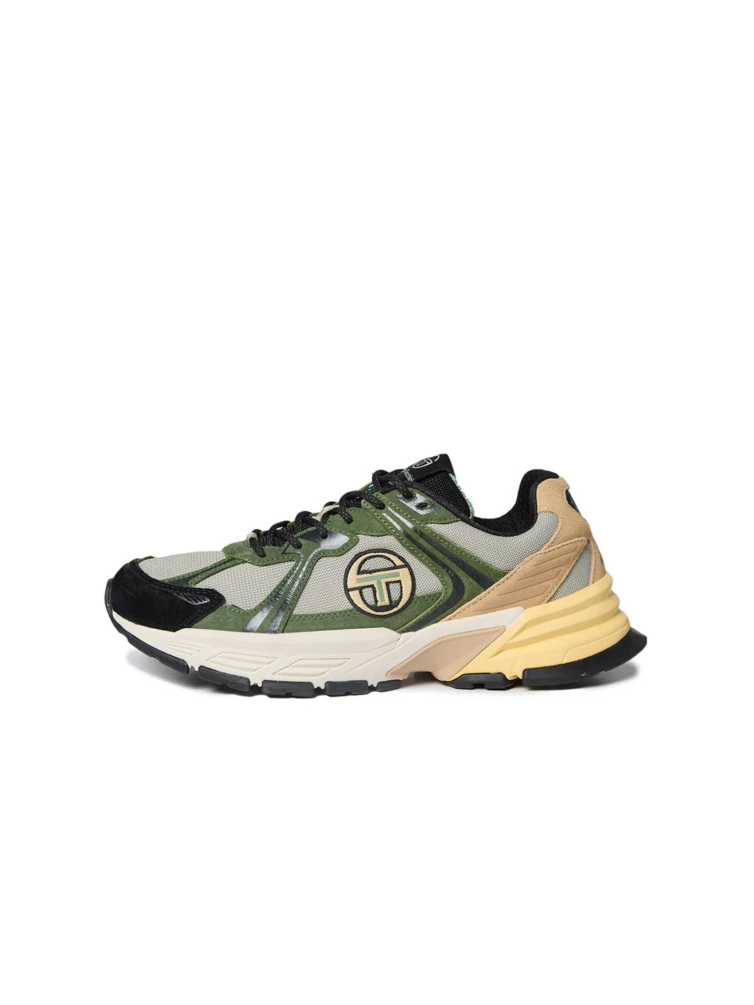 Y2K Marathon- Abbey Stone/ Tofu/ Hedge Green sold by Sergio Tacchini