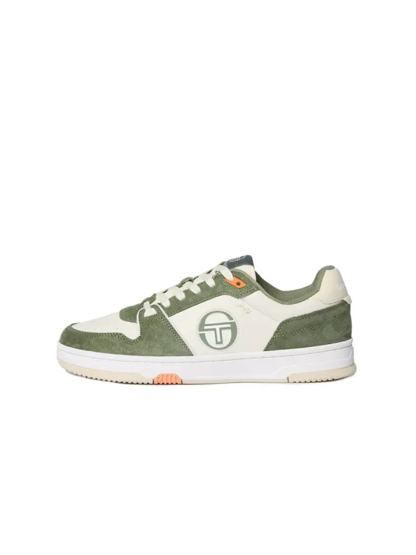 Prime Shot DA- Hedge Green/ White/ Tangerine sold by Sergio Tacchini